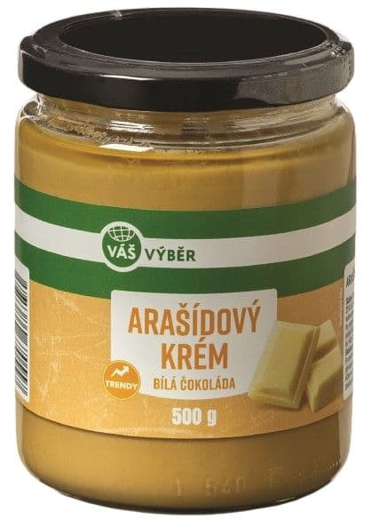 Váš Výběr Arašídový krém bílá čokoláda 500 g