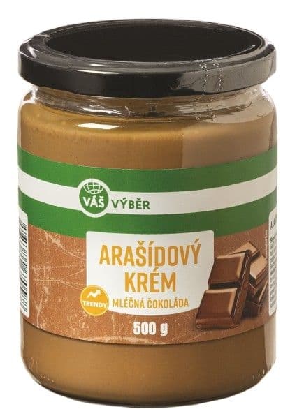 Váš Výběr Arašídový krém mléčná čokoláda 500 g