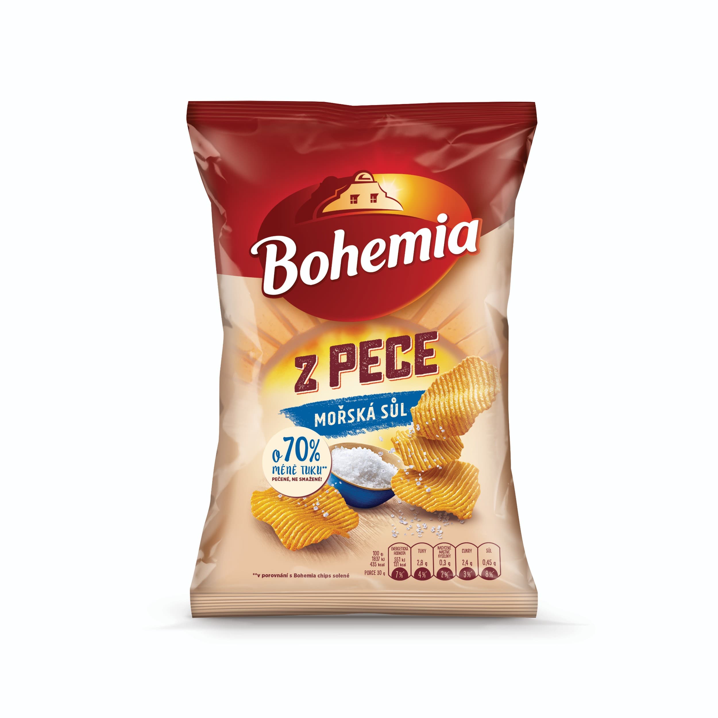 Bohemia Z PECE Chips Mořská sůl 100g