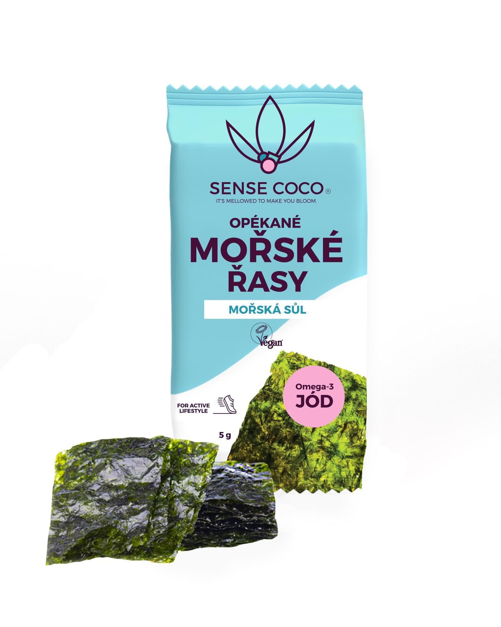Sense Coco BIO Opékané mořské řasy mořská sůl 5 g