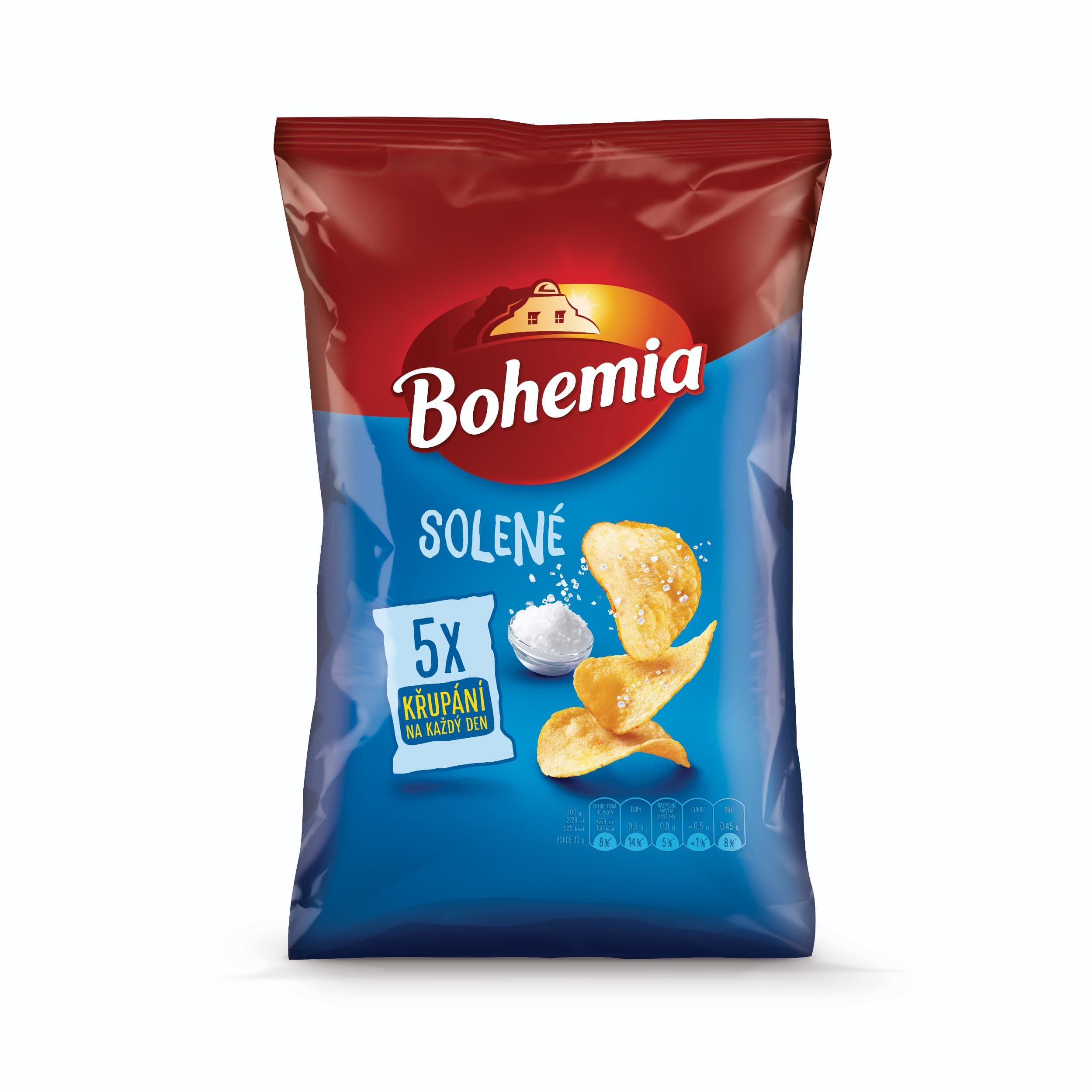 Bohemia Chips solené Multipack 125g