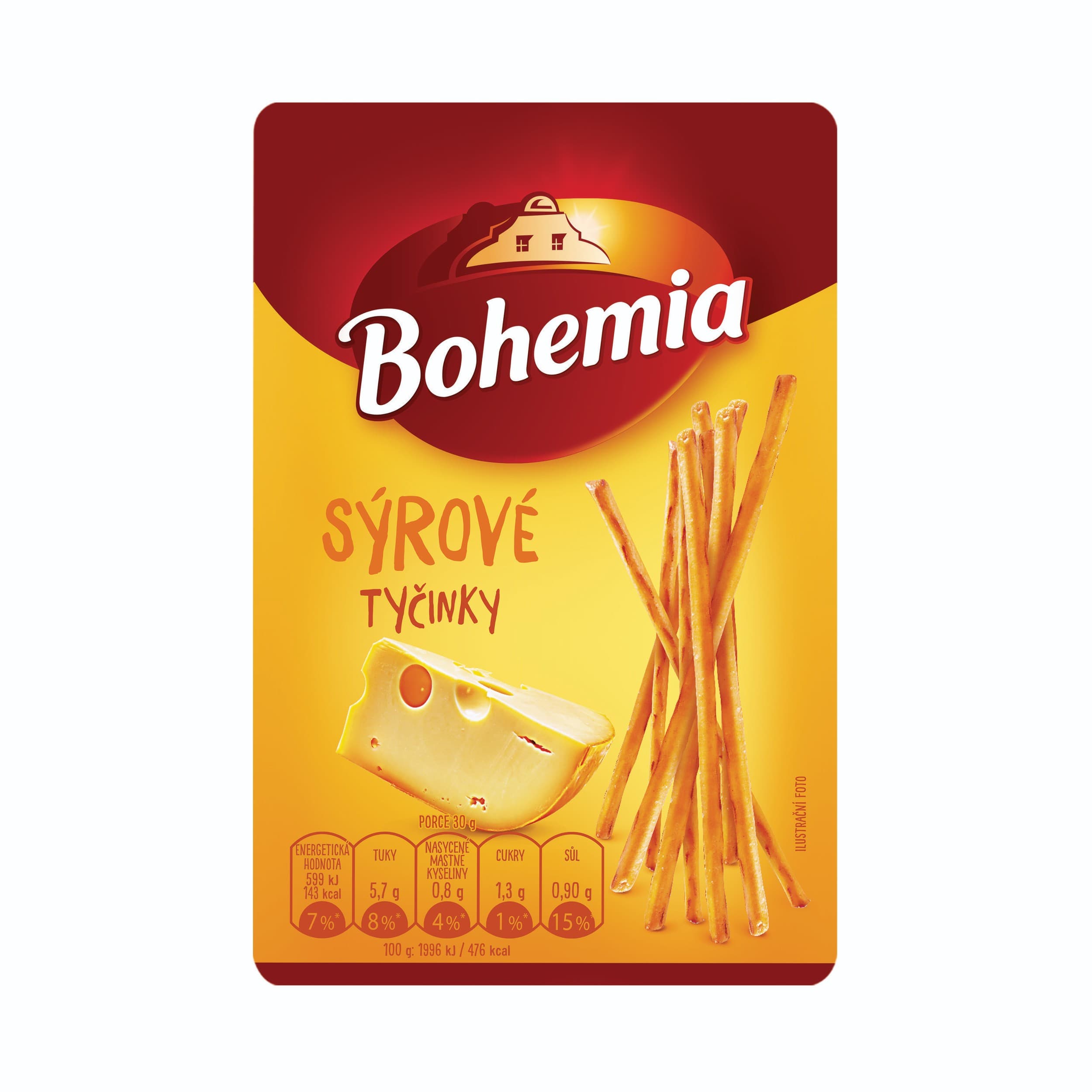 Bohemia z PECE Sýrové tyčinky 80g
