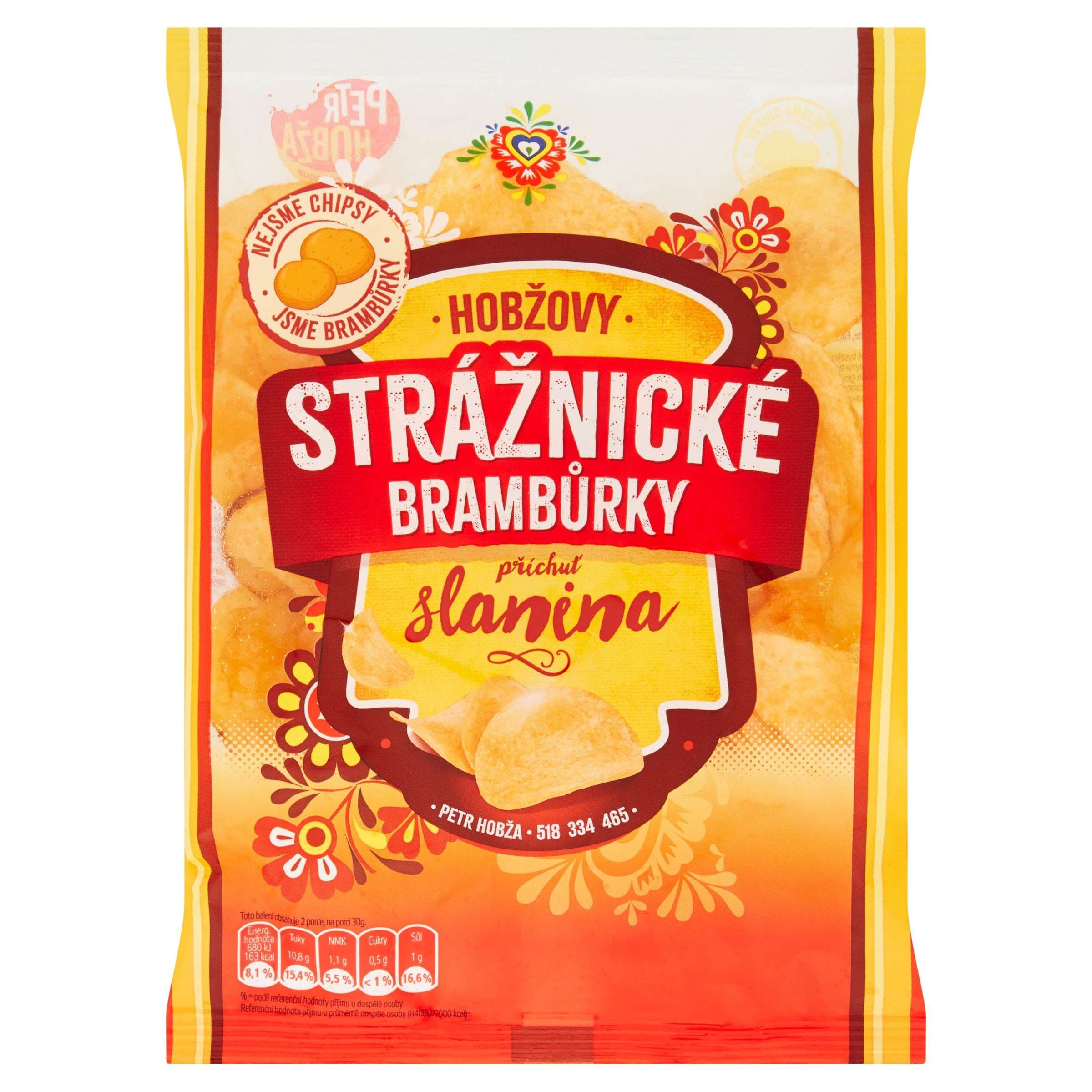 Strážnické Brambůrky Přichuť slanina 60 g