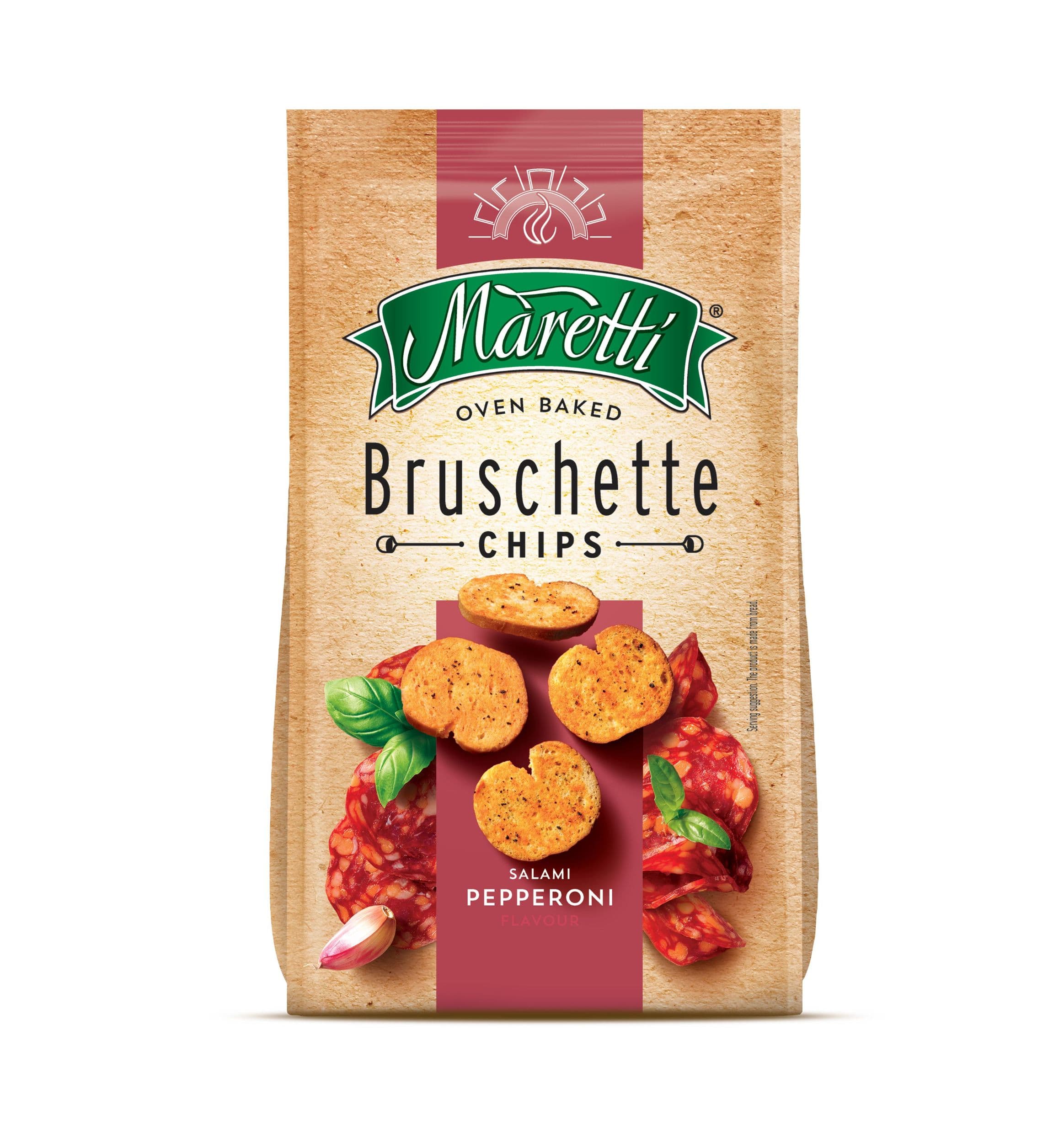 Maretti Bruschetty s příchutí salami pepperoni 70 g