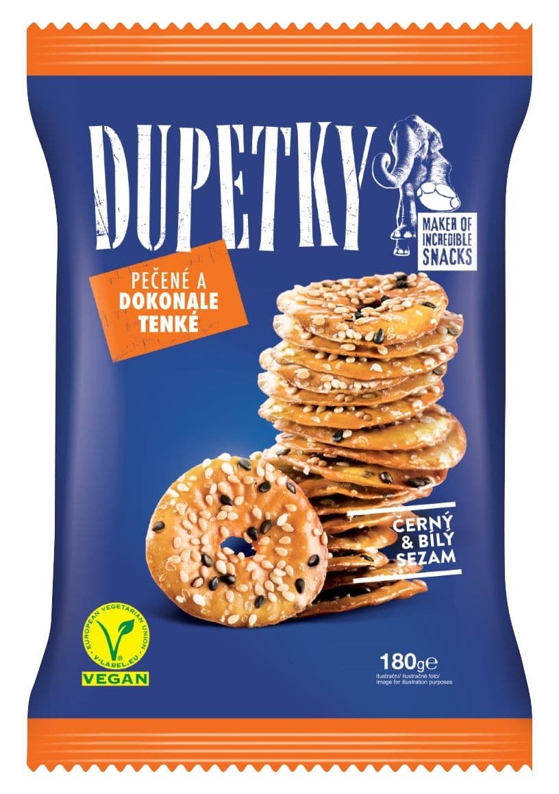 Dupetky Černý & bílý sezam 180g