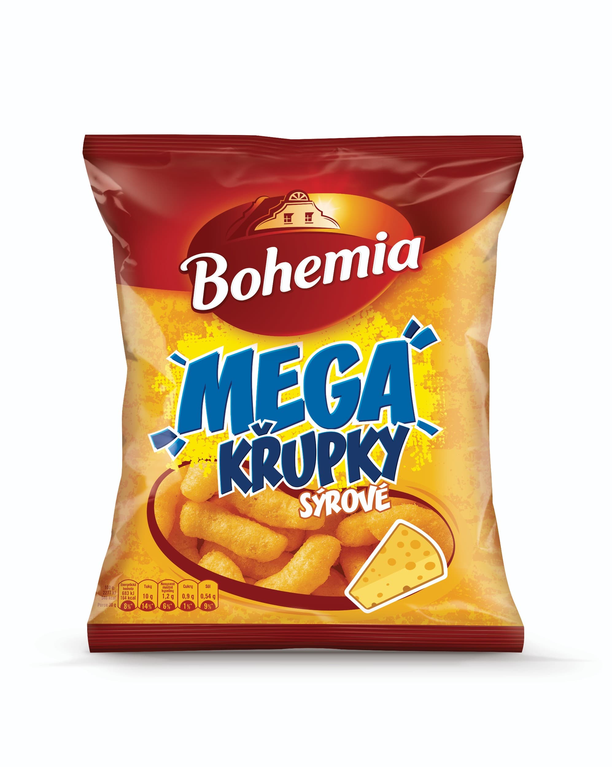 Bohemia MEGA křupky sýrové 150g