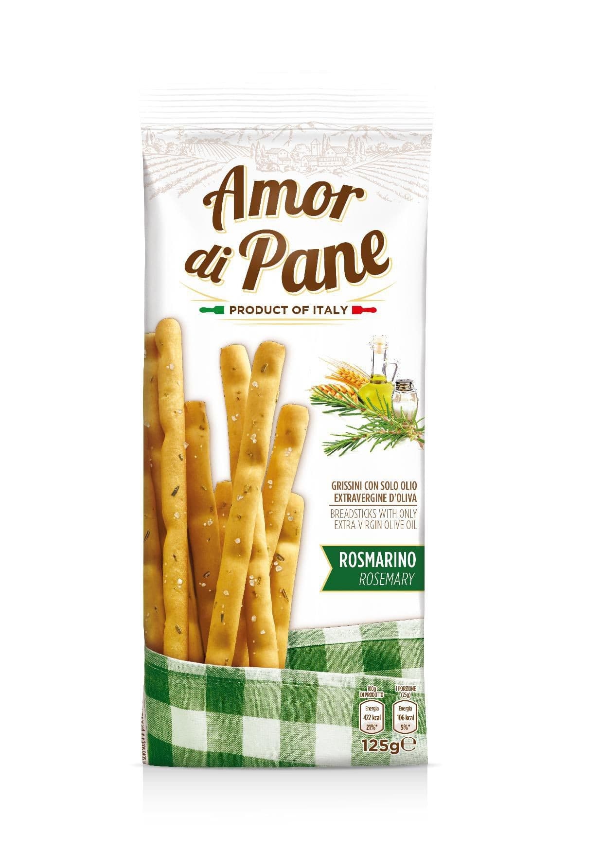 Grissini Amor di Pane Rosemary 125g