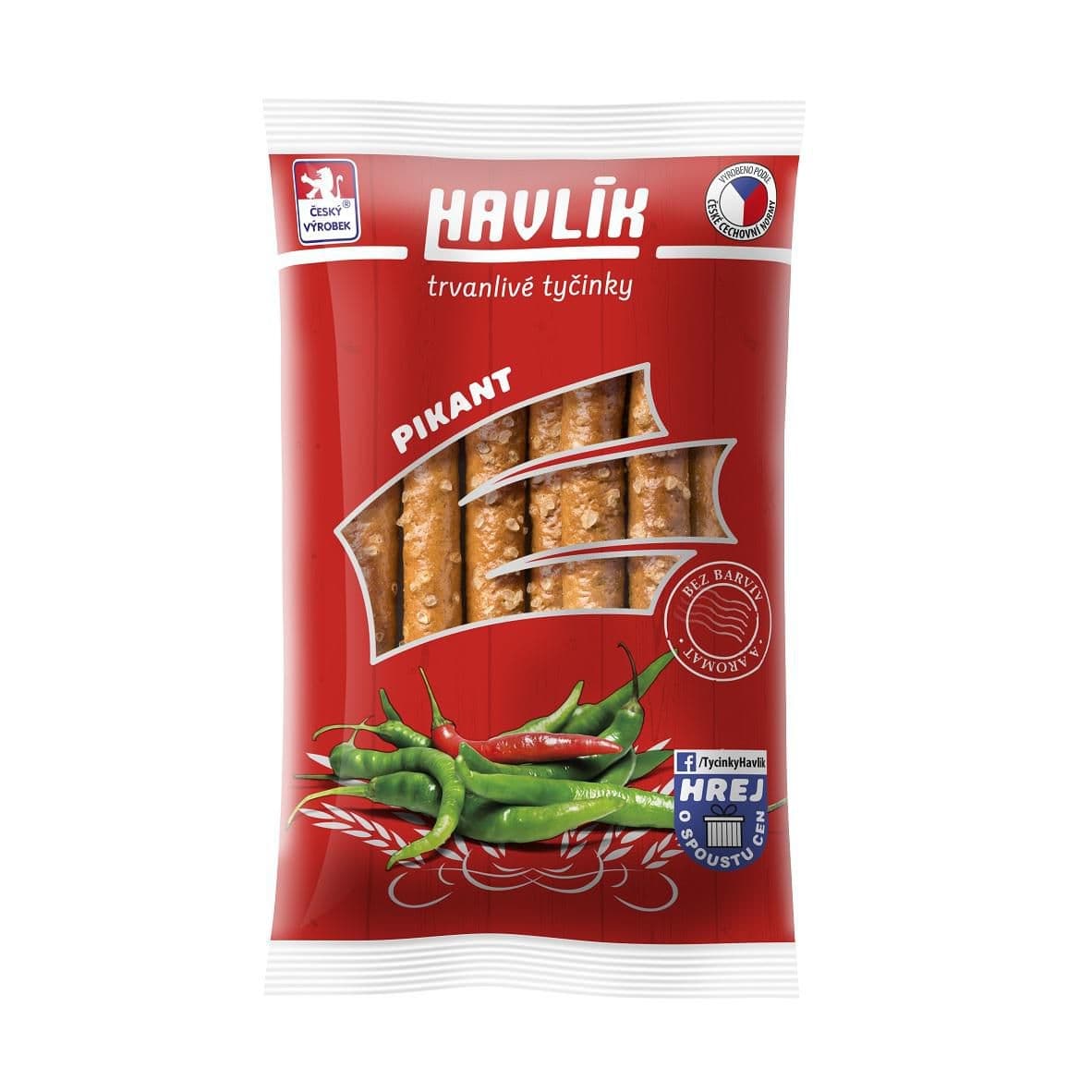 Havlík Pikant trvanlivé tyčinky se sýrem a solí 90 g