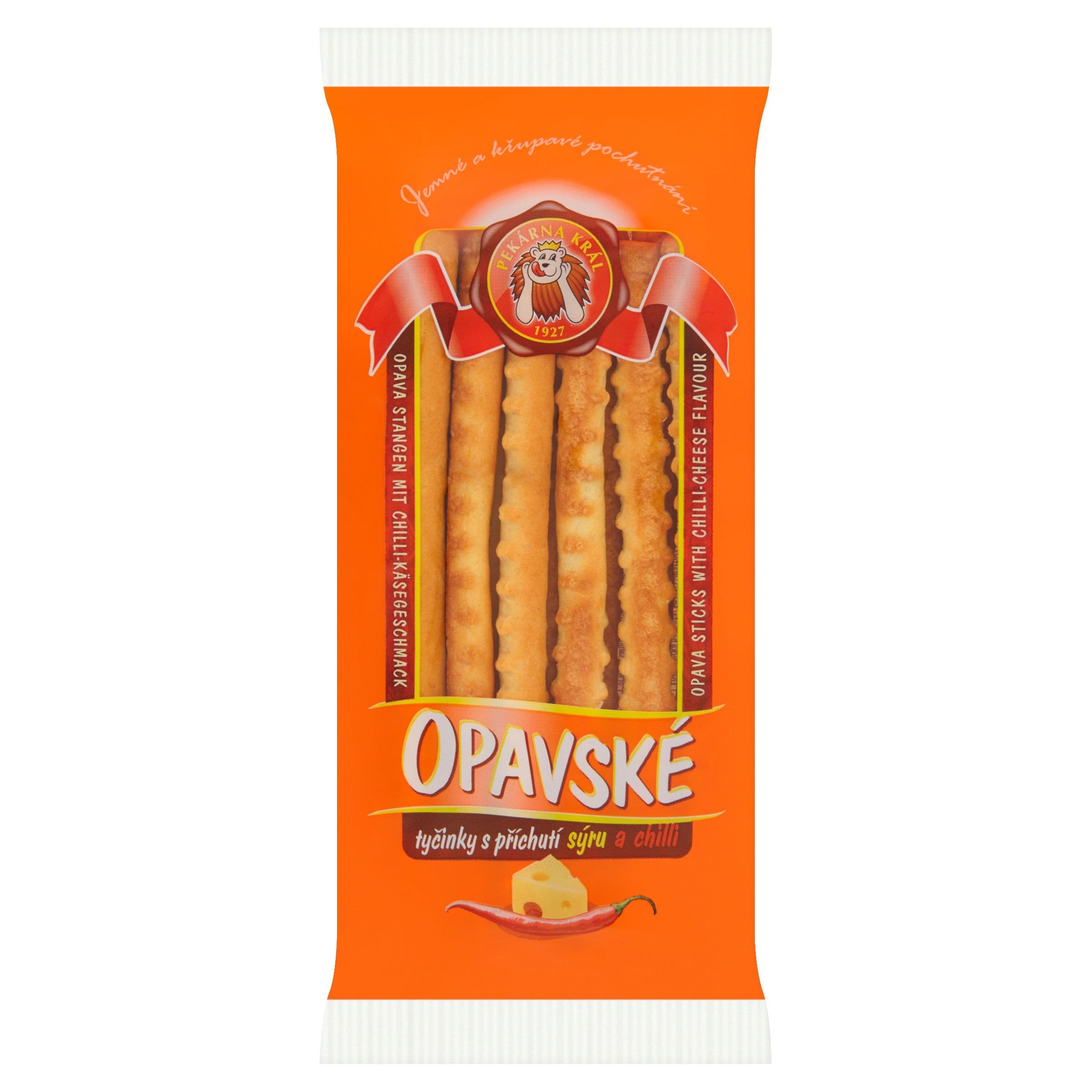 Pekárna Král Opavské tyčinky chilli+sýr 100 g