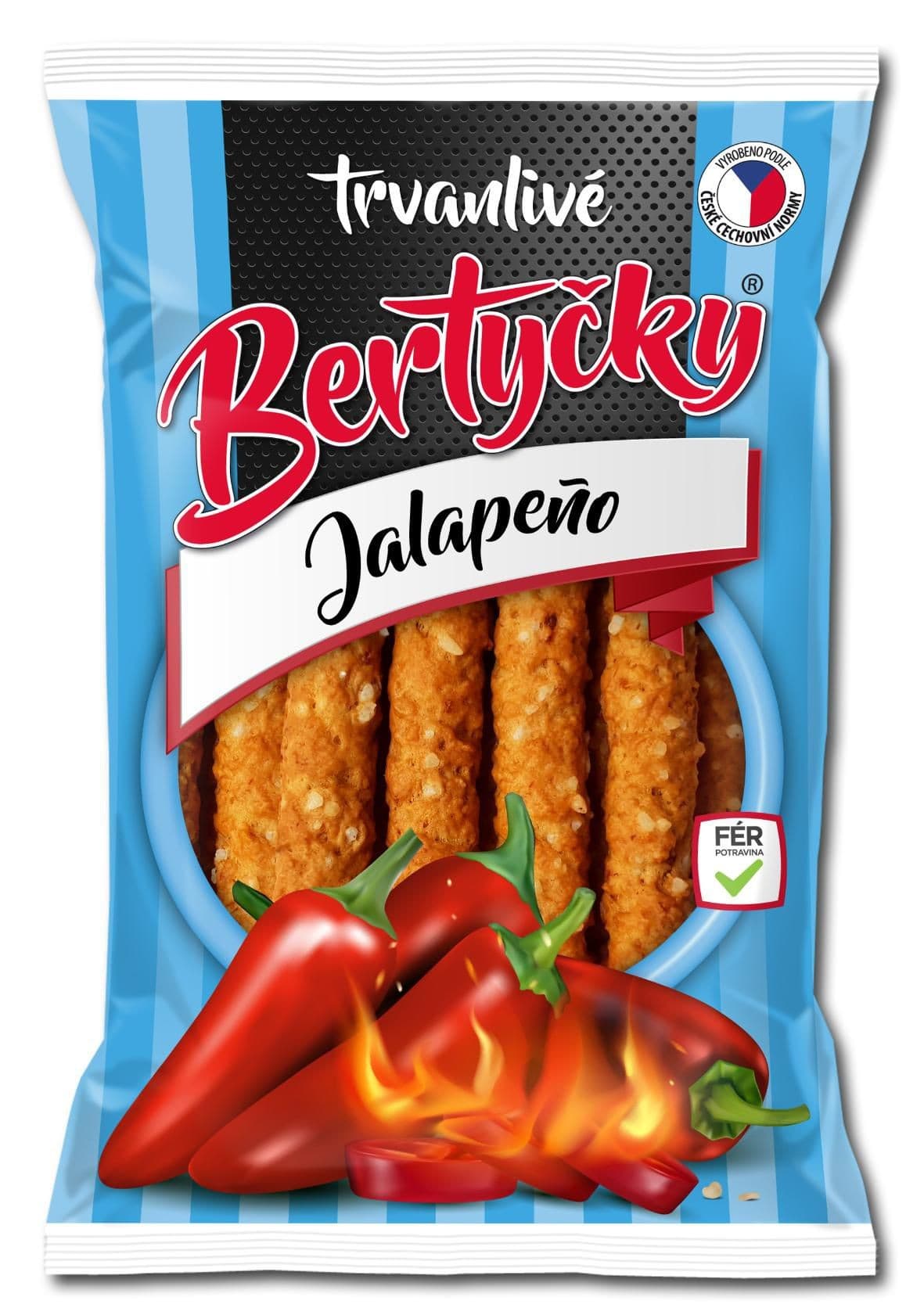 Bertyčky jalapeño 90g