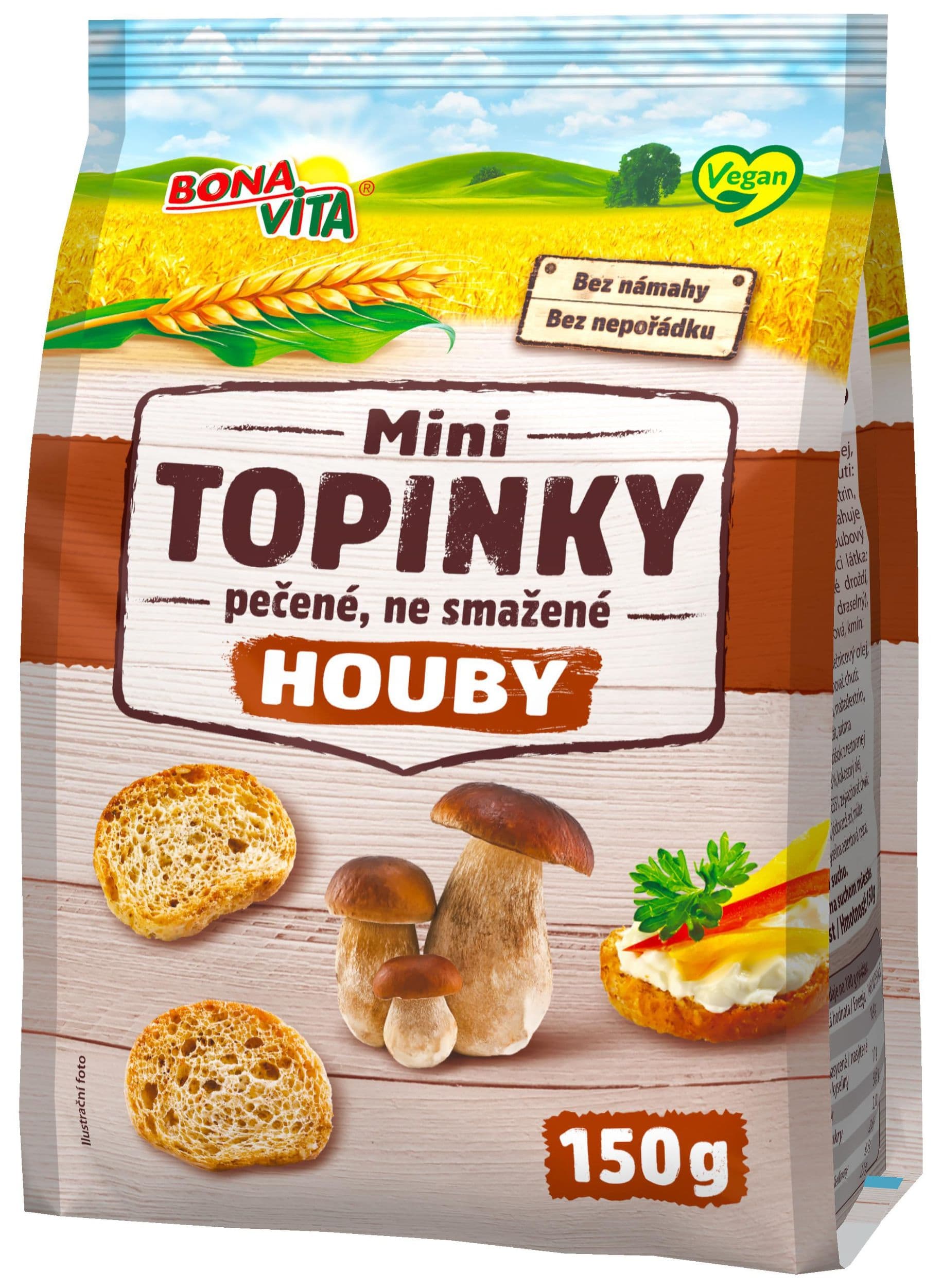 Bona Vita Mini topinky houby 150g