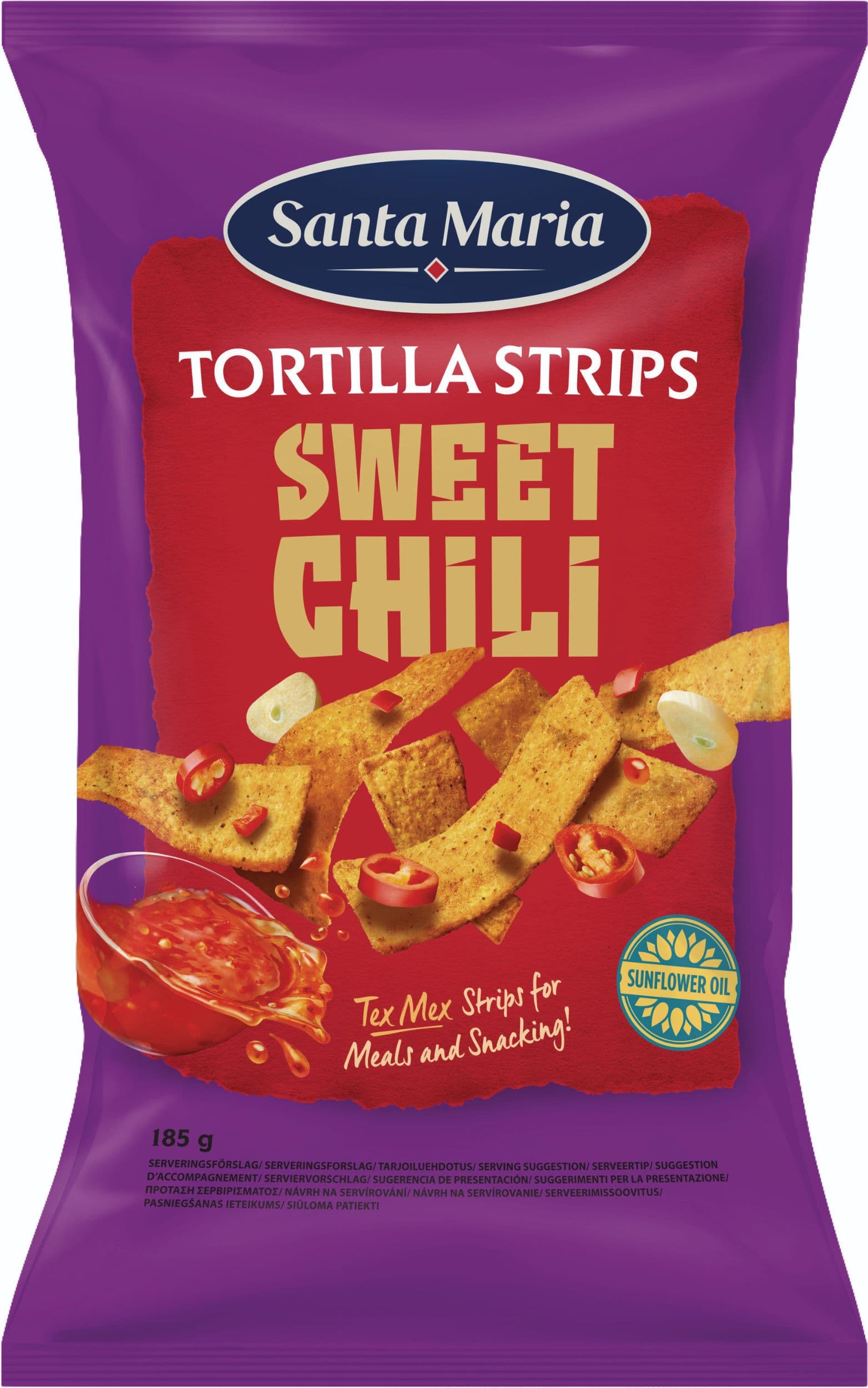 Santa Maria Tortilla Strips SweetChili 185g