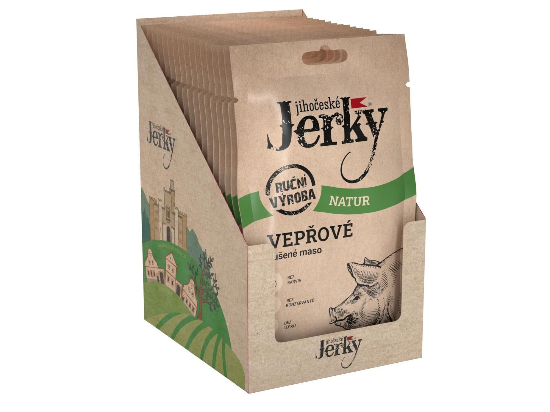 Jihočeské jerky Vepřové natur 20g