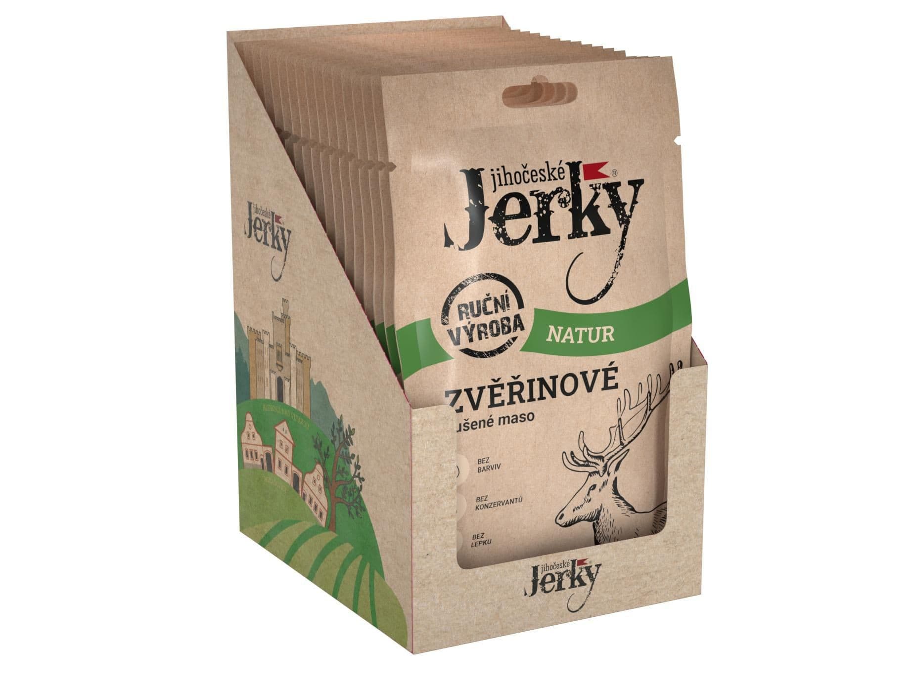 Jihočeské jerky Zvěřinové natur 20g