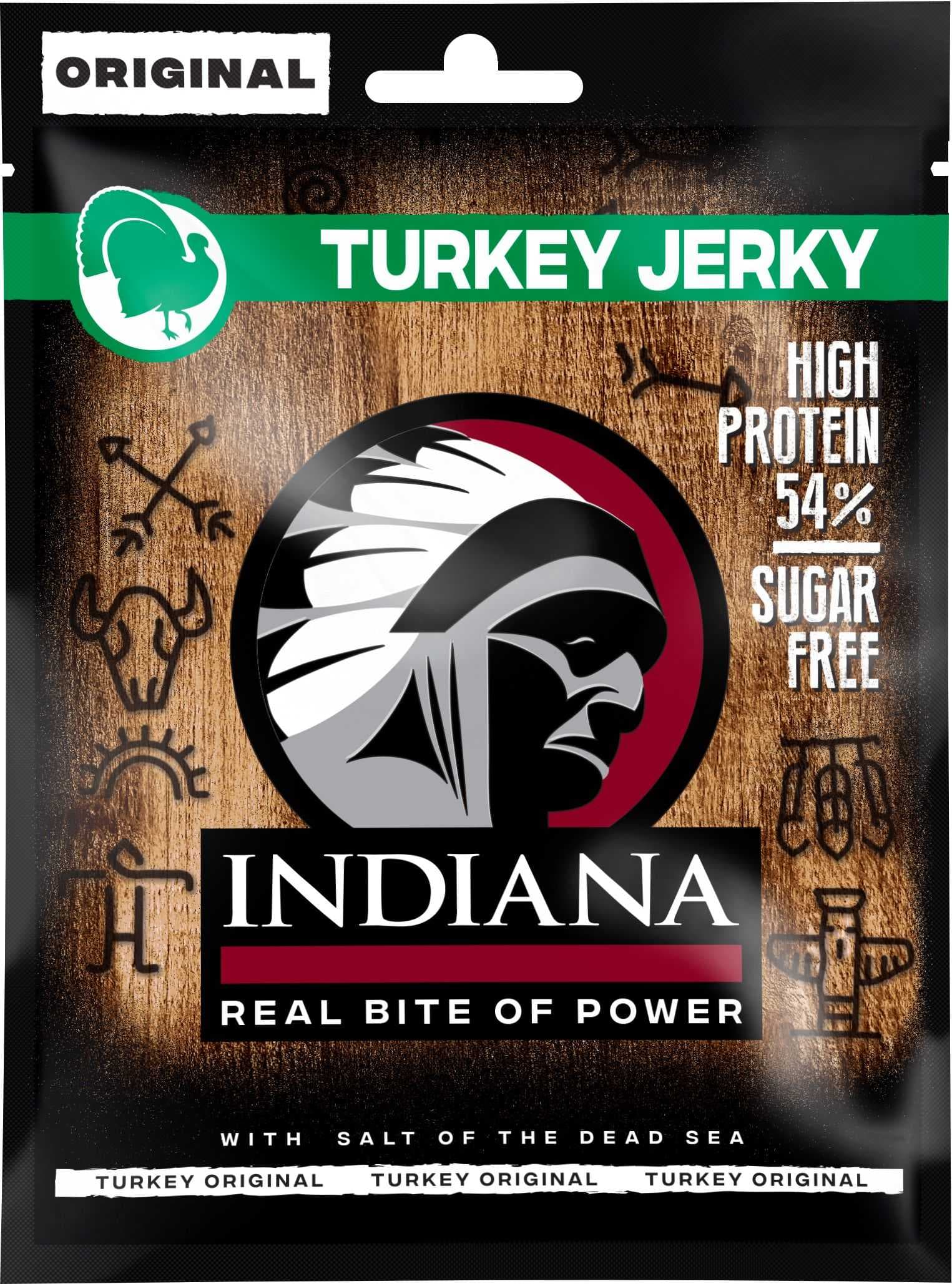Indiana Jerky turkey (krůtí) original 25 g
