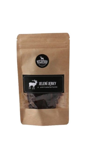 Wild food Jelení jerky s worcesterem 30g