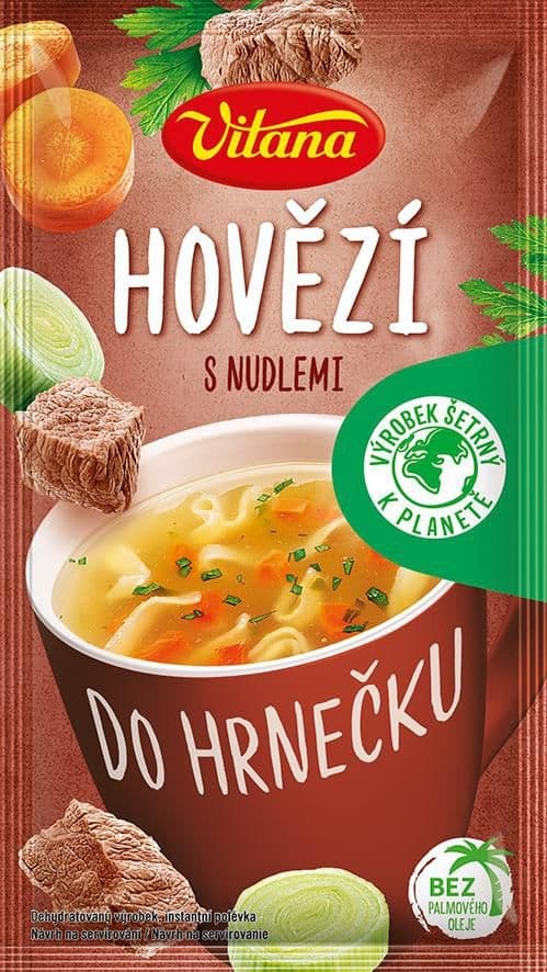 Vitana Hovězí s celestýnskýmí nudlemi do hrnečku 20 g
