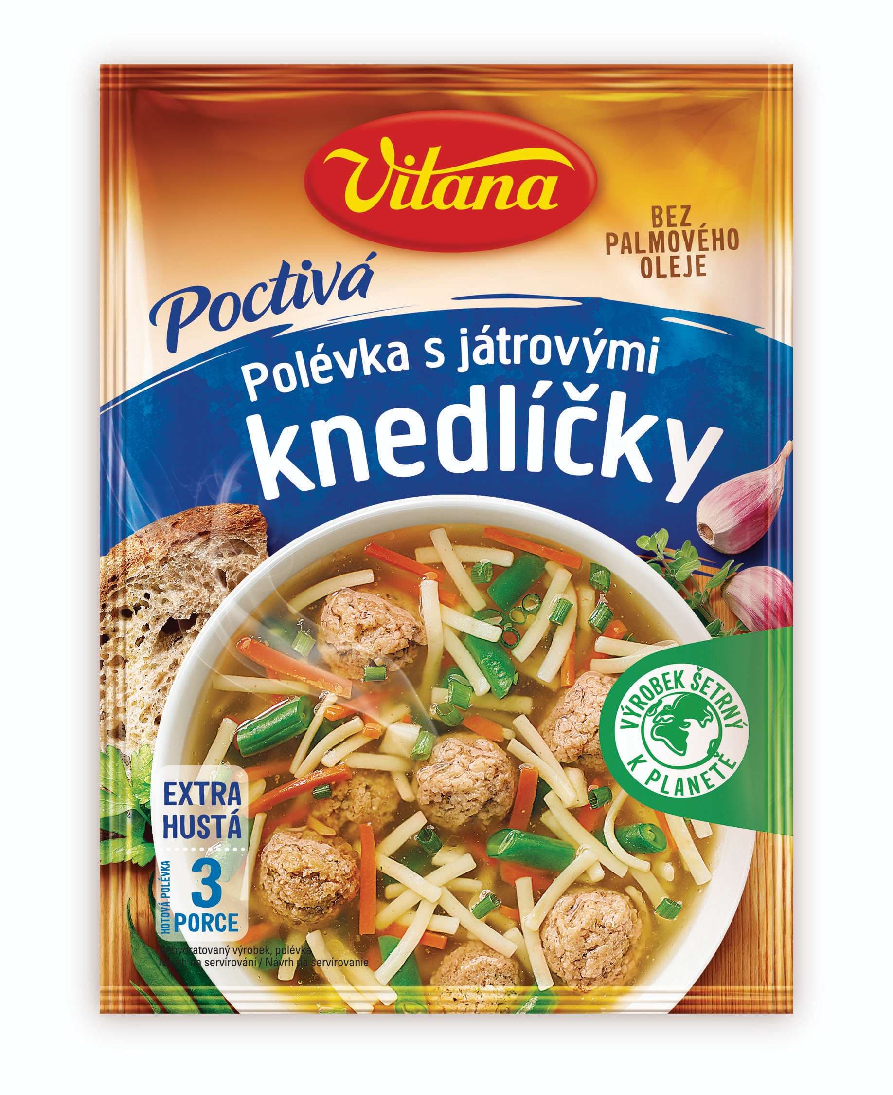 Vitana Poctivá s játrovými knedlíčky 88g
