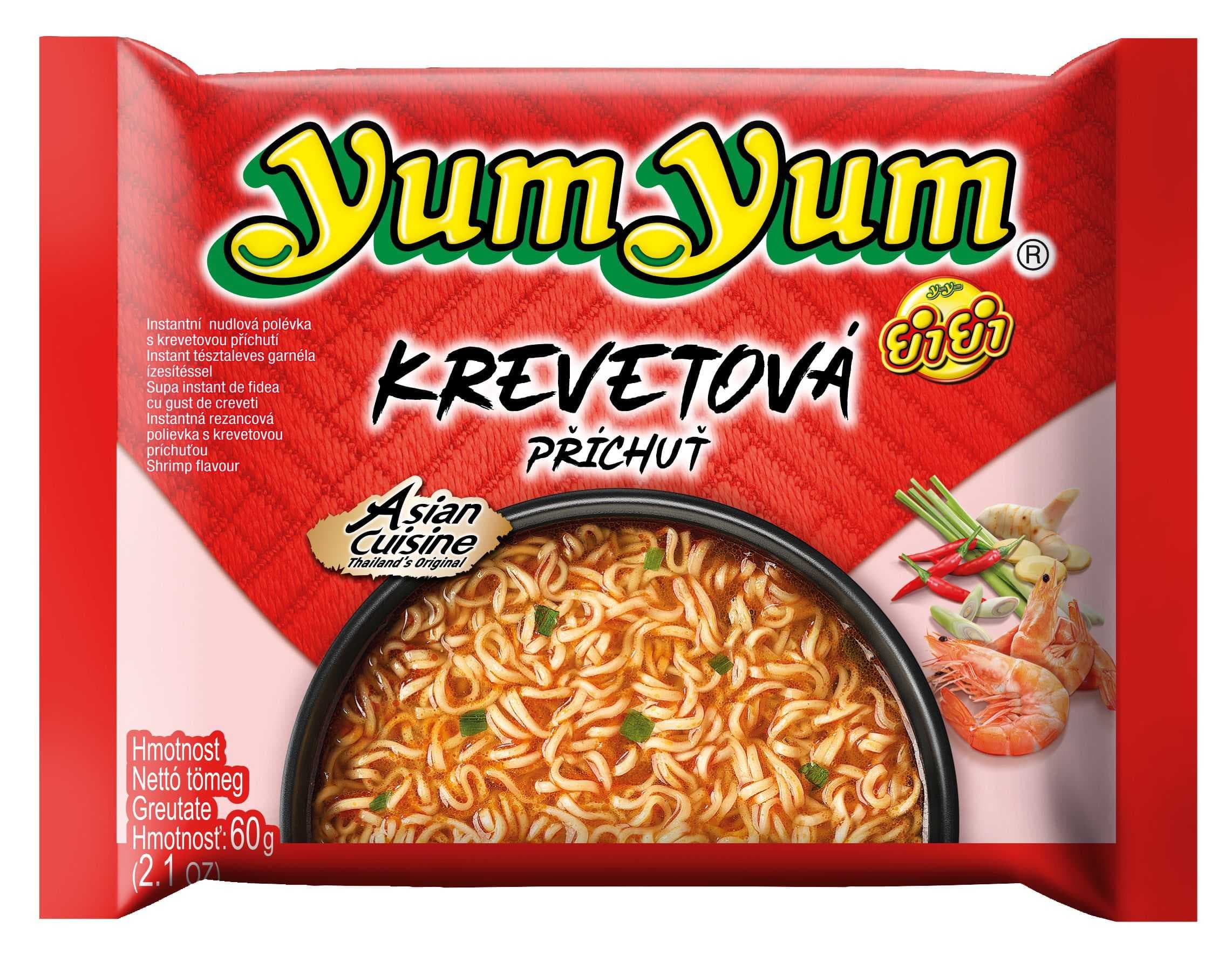YumYum Instantní nudlová polévka s krevetovou příchutí 60 g