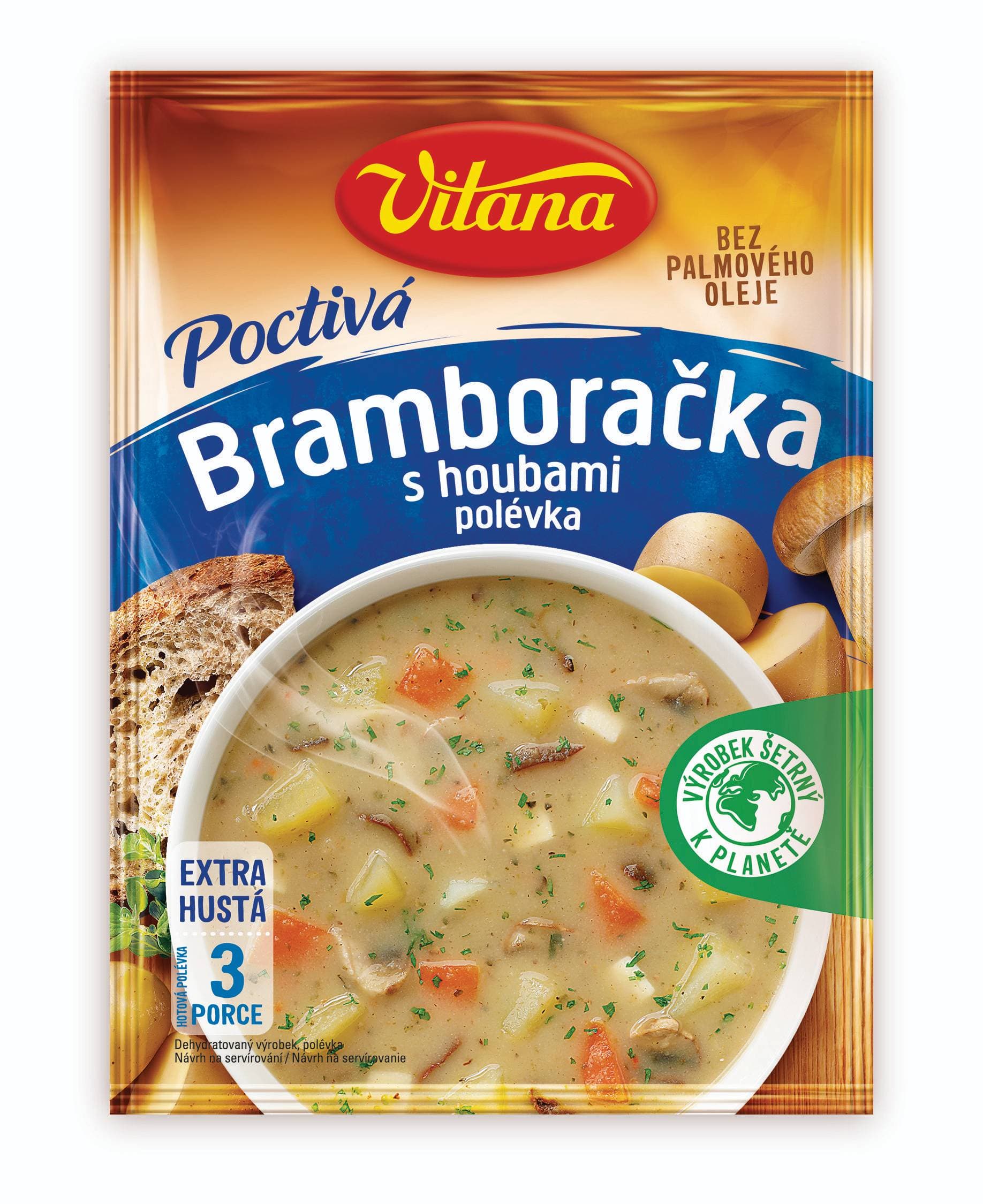 Vitana Poctivá polévka bramboračka s houbami 96g