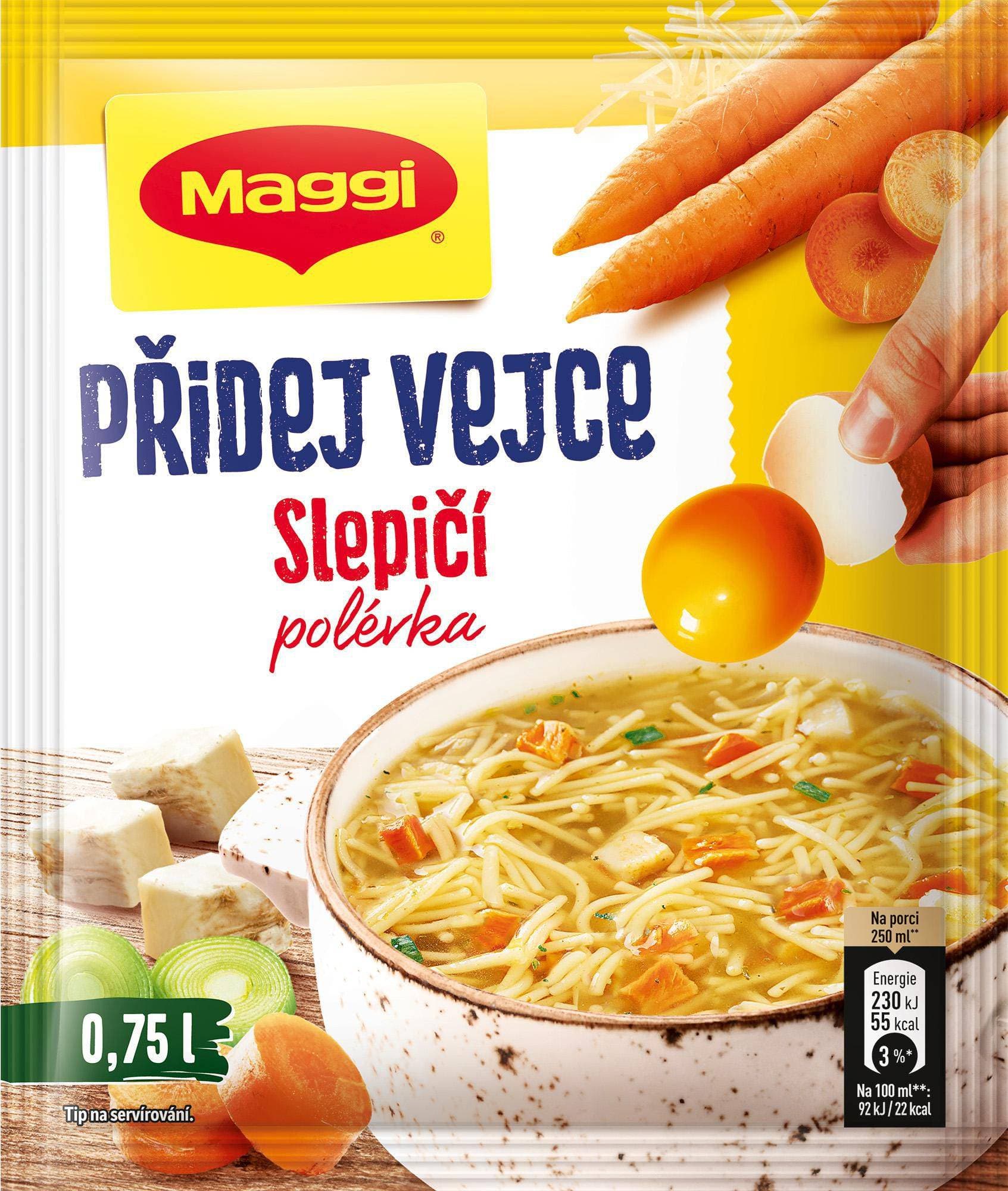 Maggi Přidej vejce Slepičí polévka sáček 32 g