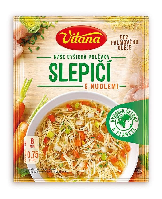 Vitana Naše byšická polévka slepičí s nudlemi 47g