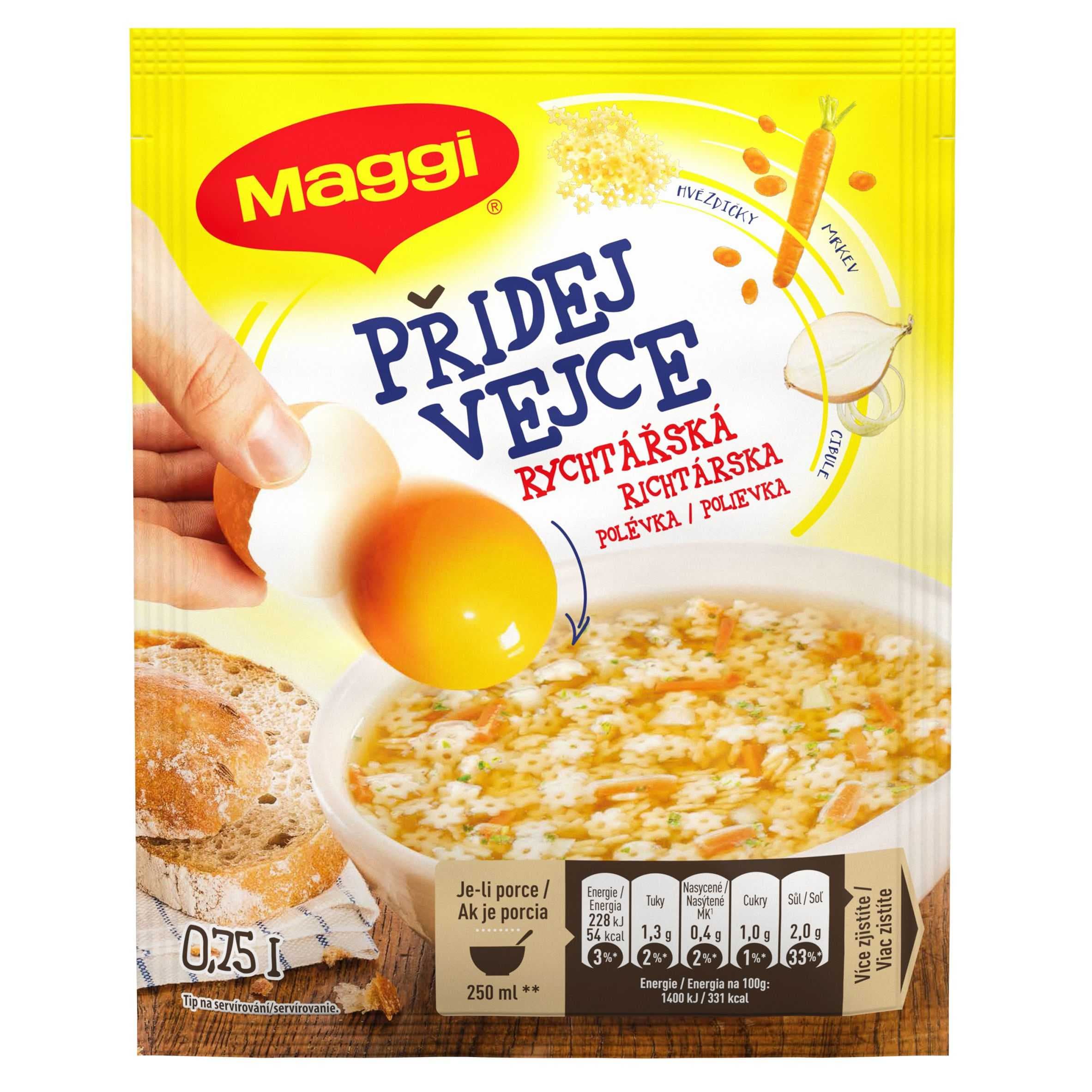 Maggi Přidej vejce Rychtářská polévka sáček 40,5 g