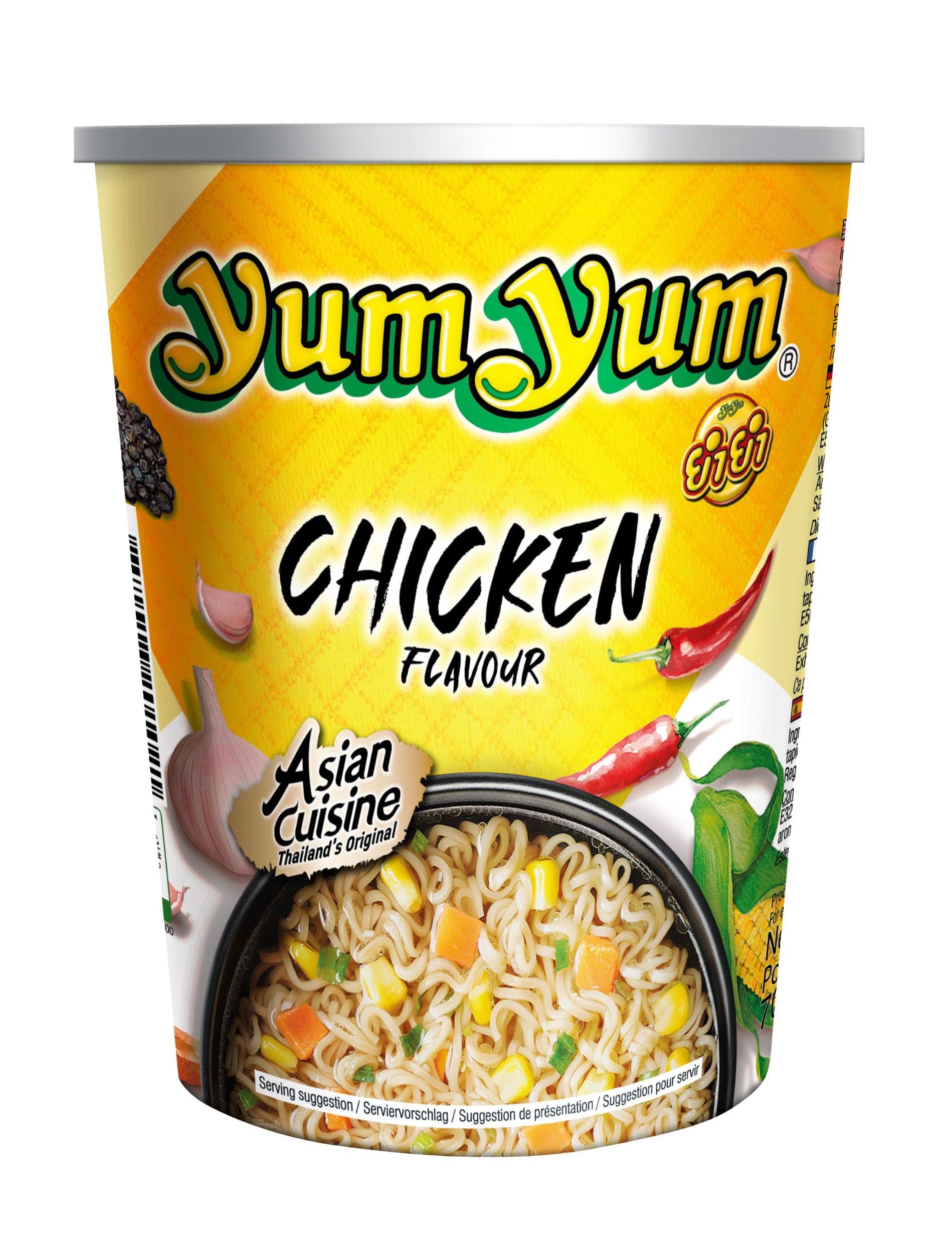 YumYum Instantní nudlová polévka s kuřecí příchutí 70 g