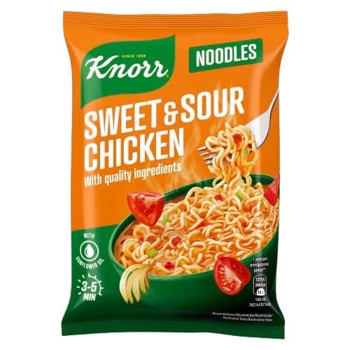 Knorr Nudlová polévka sladkokyselá s kuřecí příchutí 65g