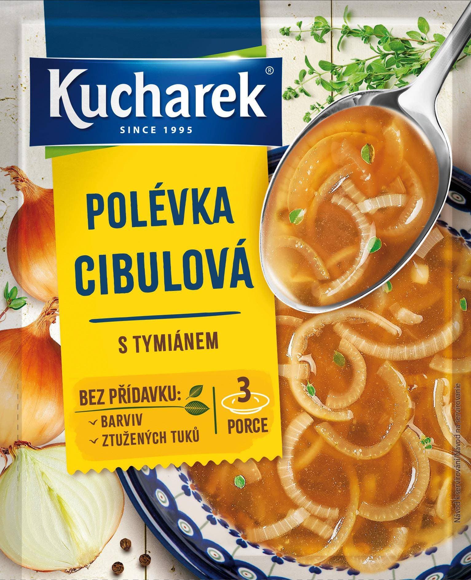 Kucharek Polévka Cibulová s tymiánem 49g