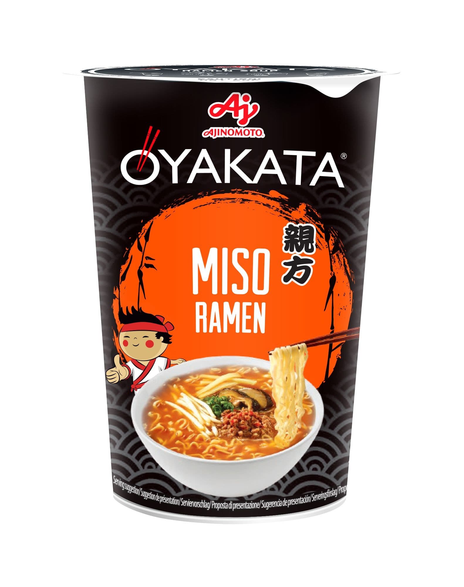Oyakata Instantní japonská nudlová polévka s příchutí Miso 66 g