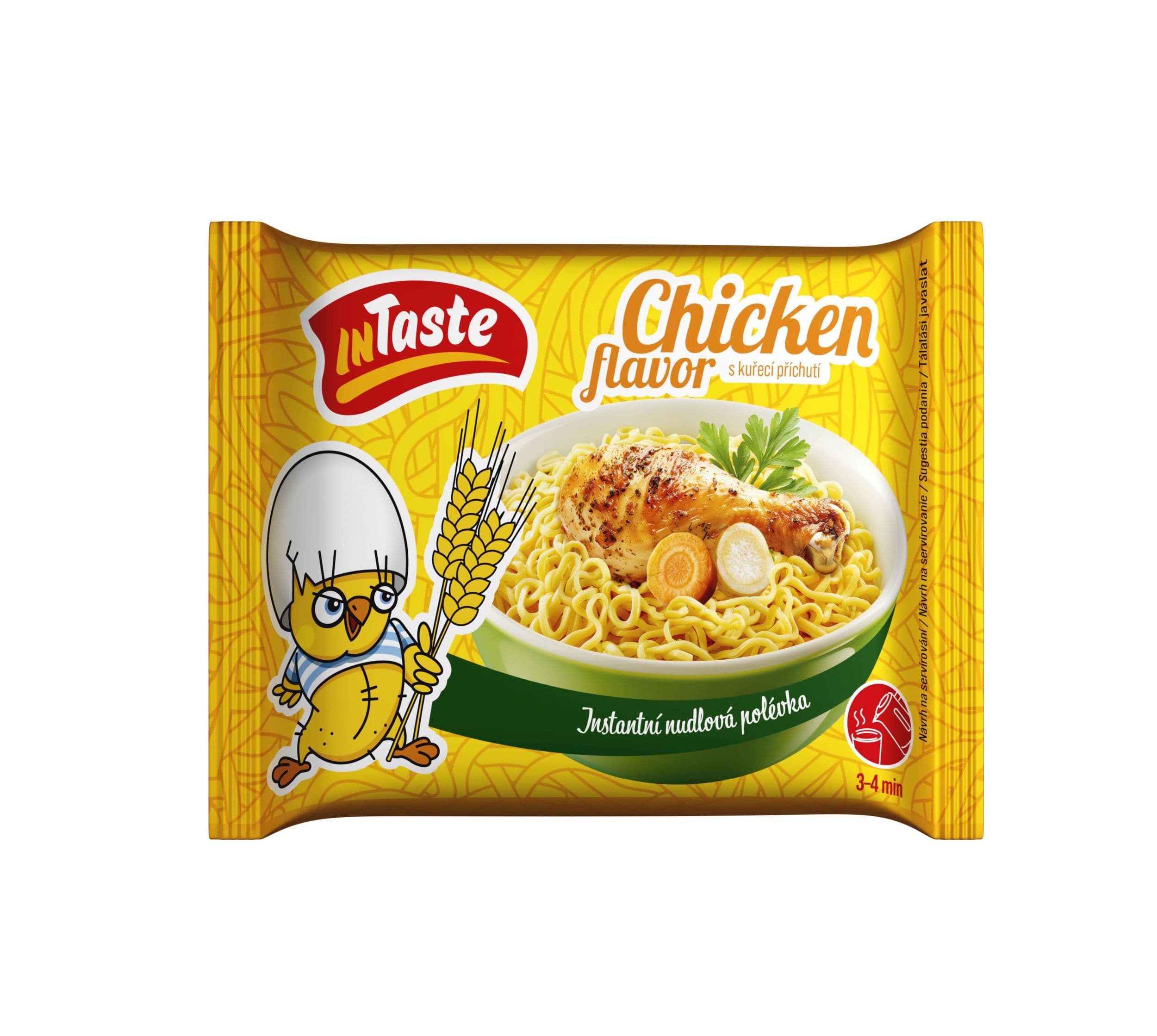 InTaste Quality Instantní nudlová polévka s příchutí kuřecí 65 g