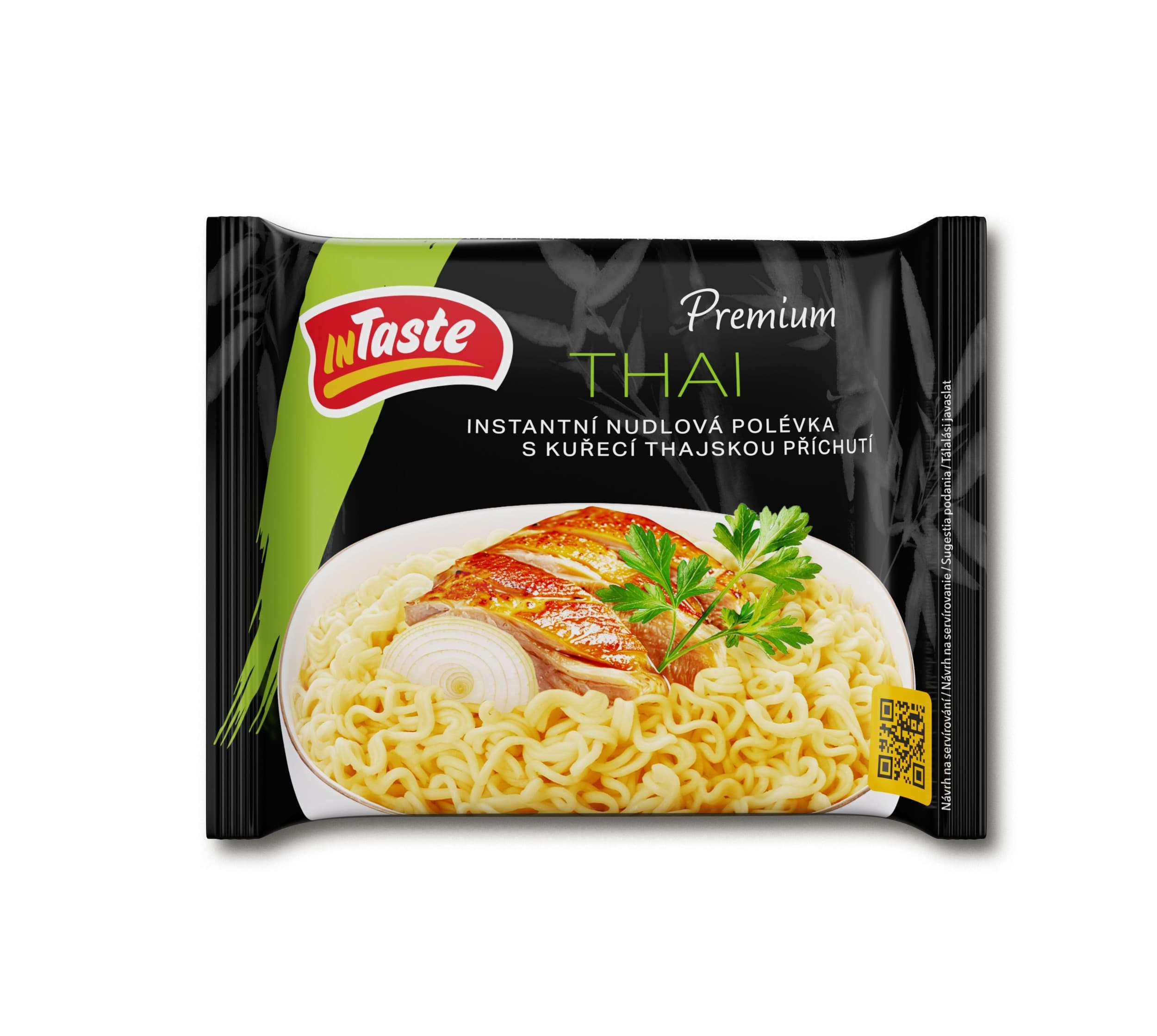 InTaste Premium Instantní nudlová polévka kuřecí thajská příchuť 70 g