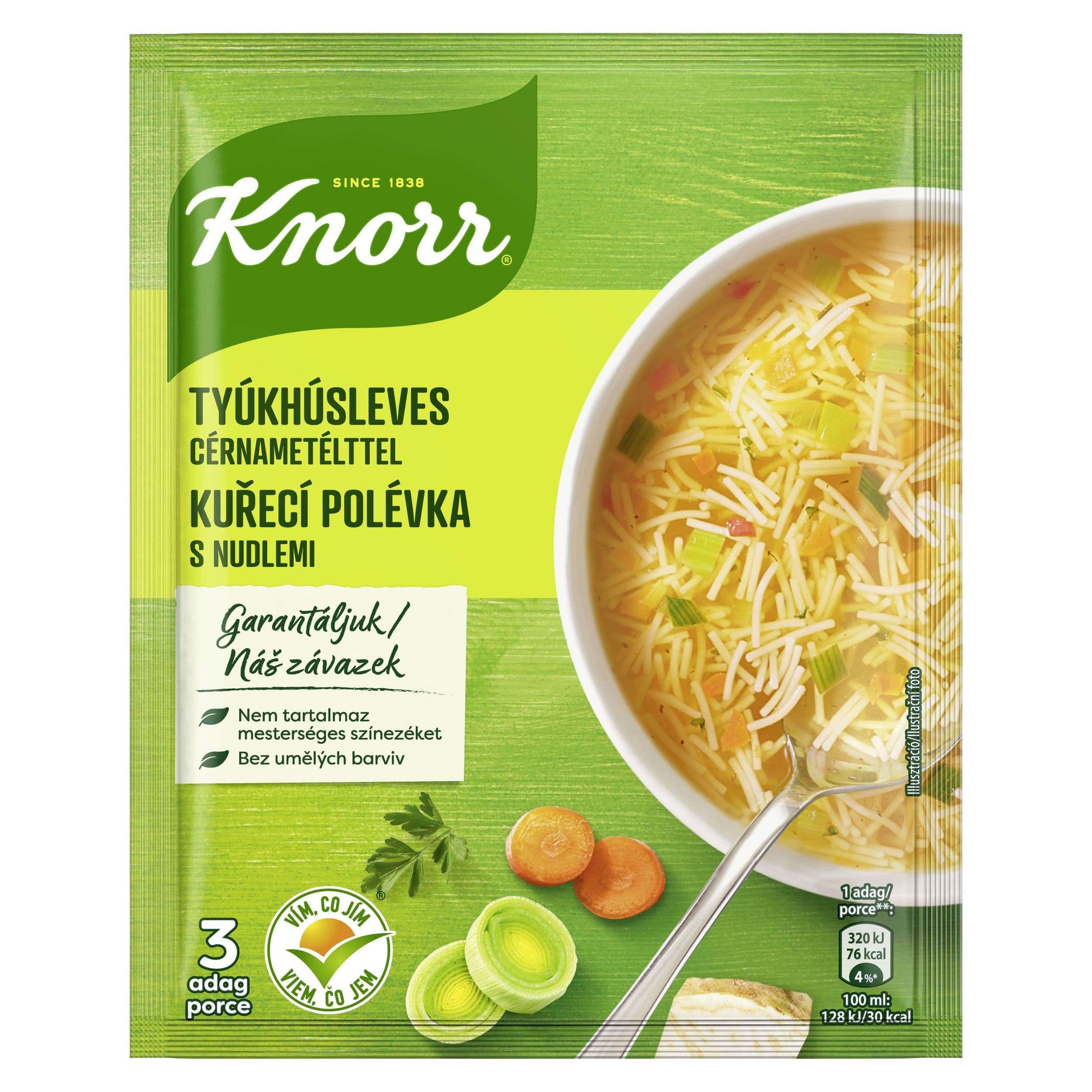 Knorr Polévka Kuřecí s nudlemi 69g
