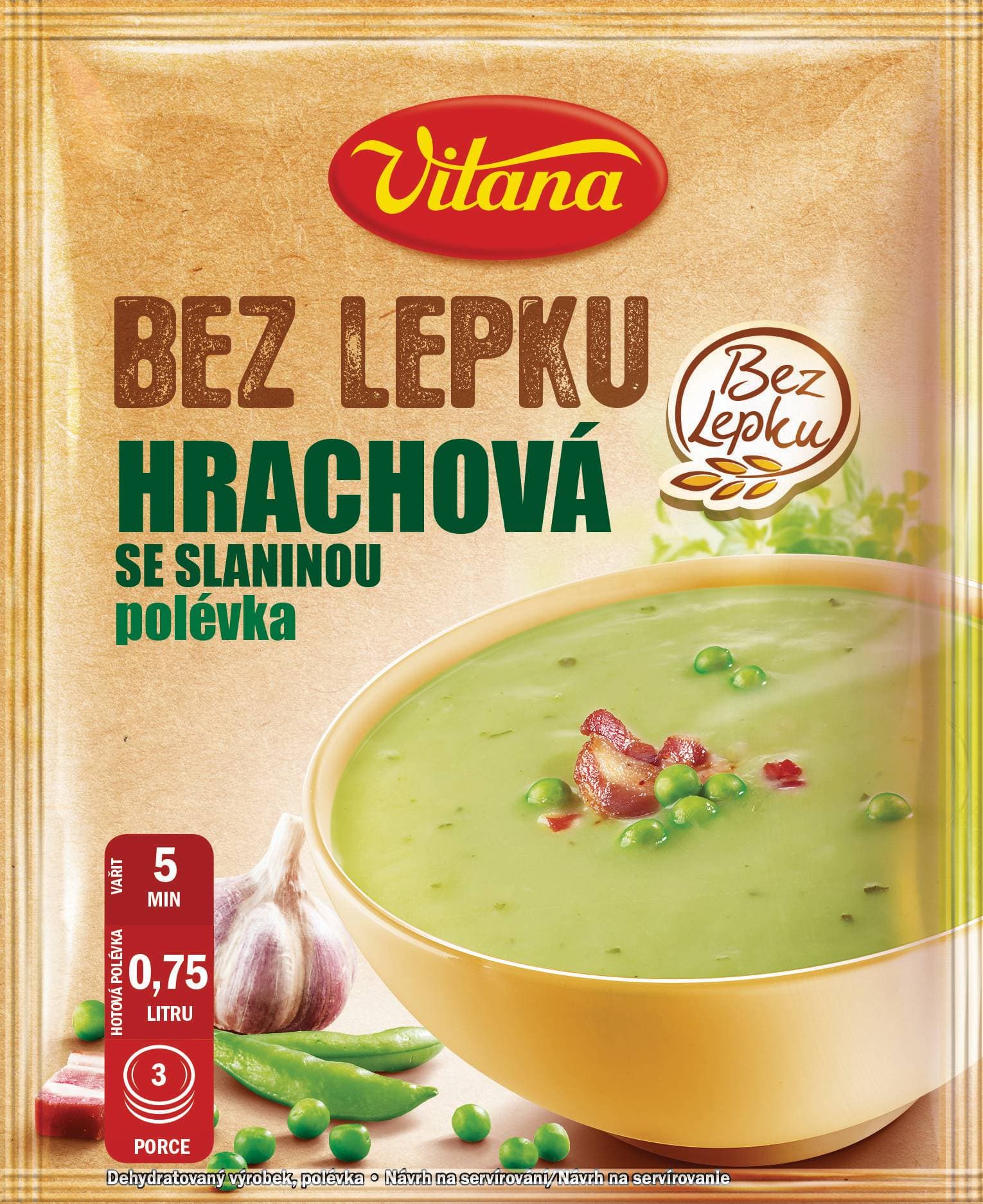 Vitana Bez lepku Hrachová 74 g