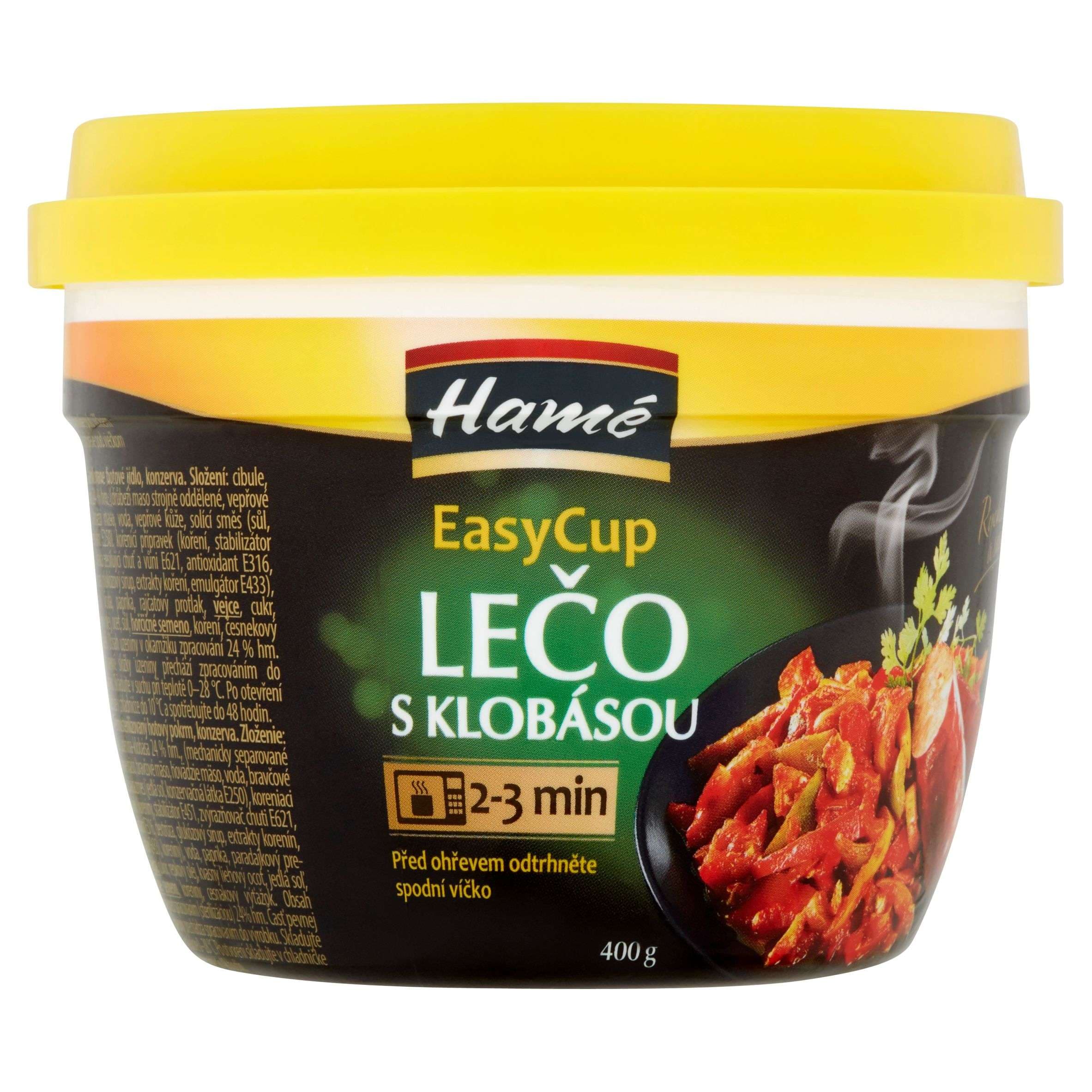 Hamé EasyCup Lečo s klobásou 400 g