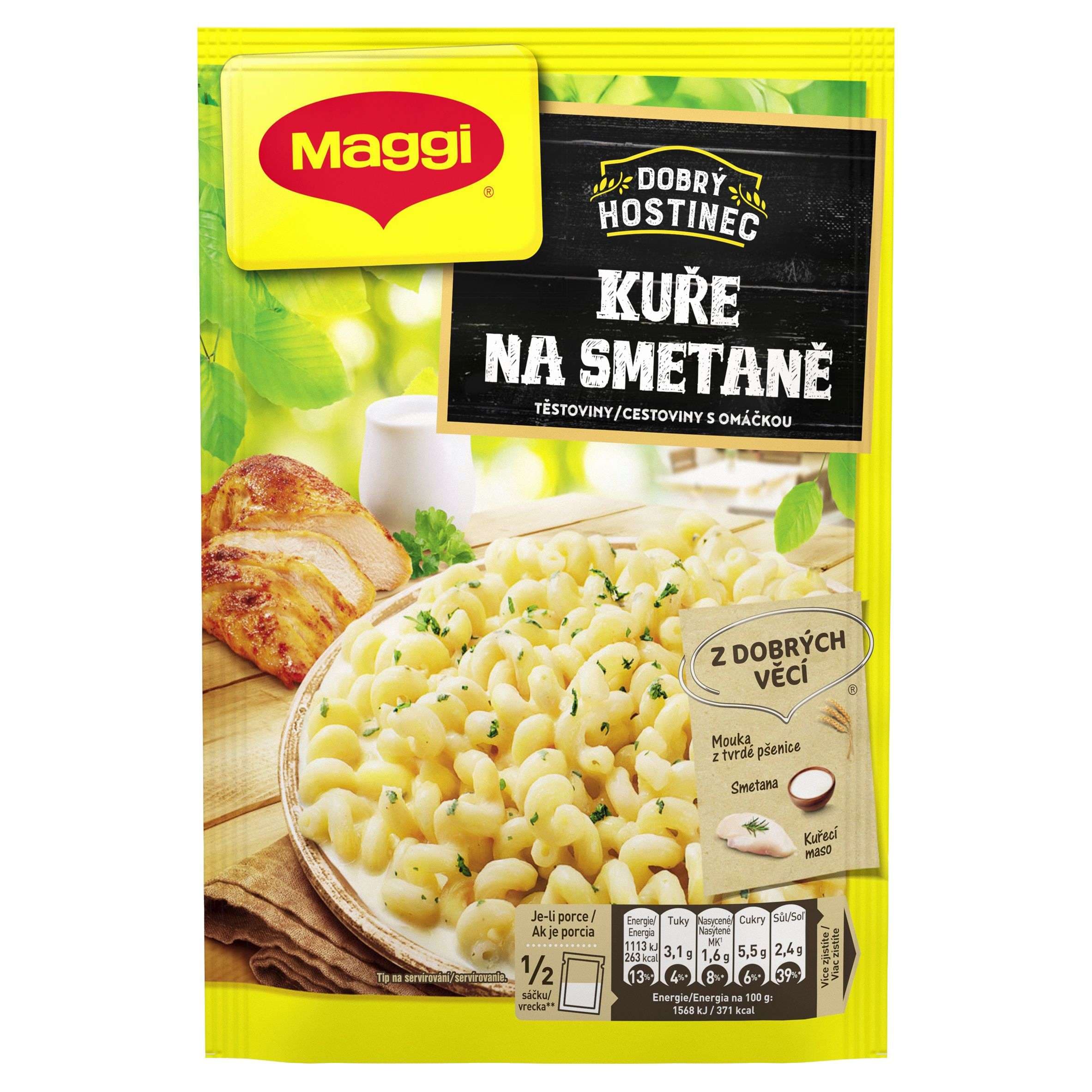 Maggi Dobrý Hostinec Kuře na smetaně těstoviny s omáčkou sáček 142 g