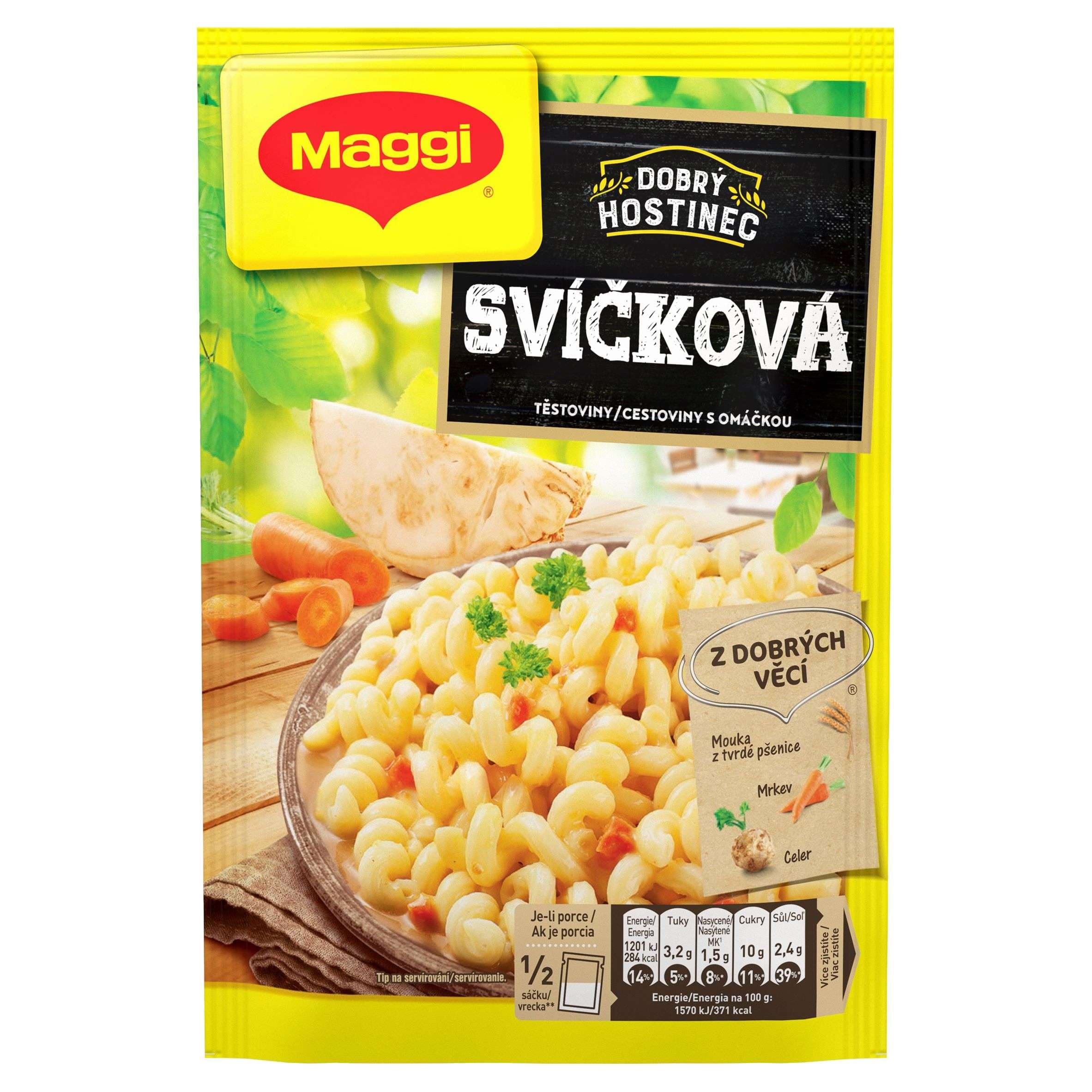 Maggi Dobrý Hostinec Svíčková těstoviny s omáčkou sáček 153 g