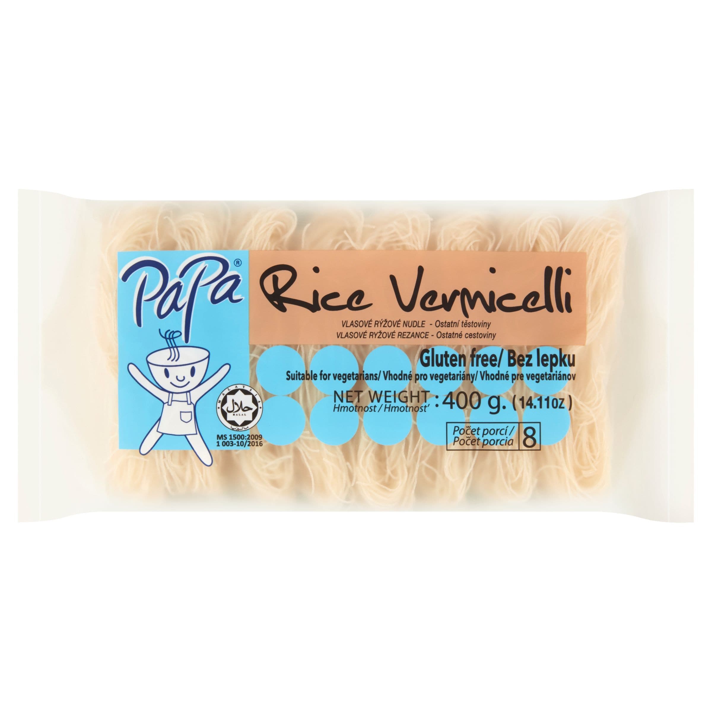 A.T.International Papa rýžové nudle vlasové 400 g