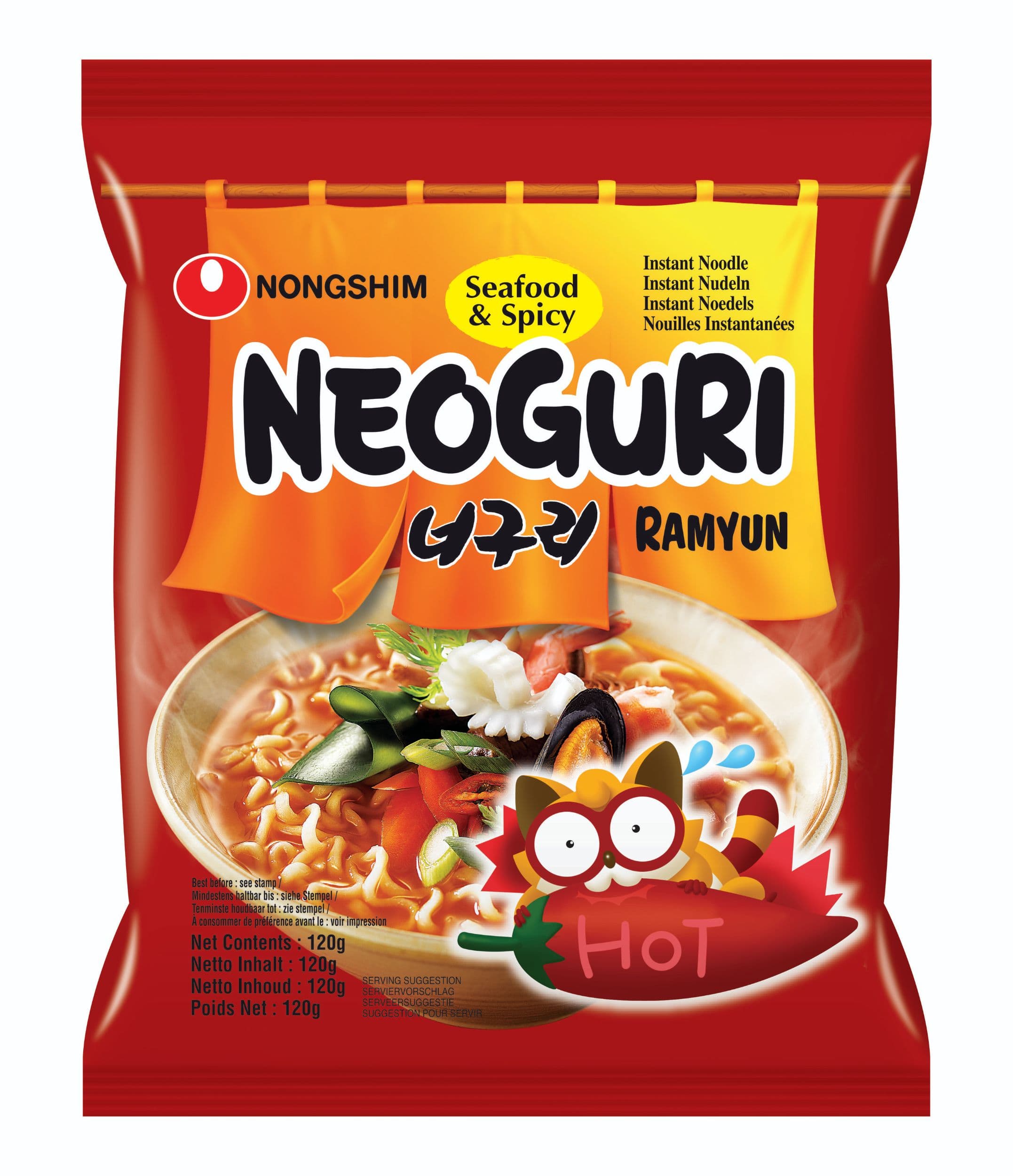 Nongshim Neoguri (Hot) Neoguri (Hot) 120g