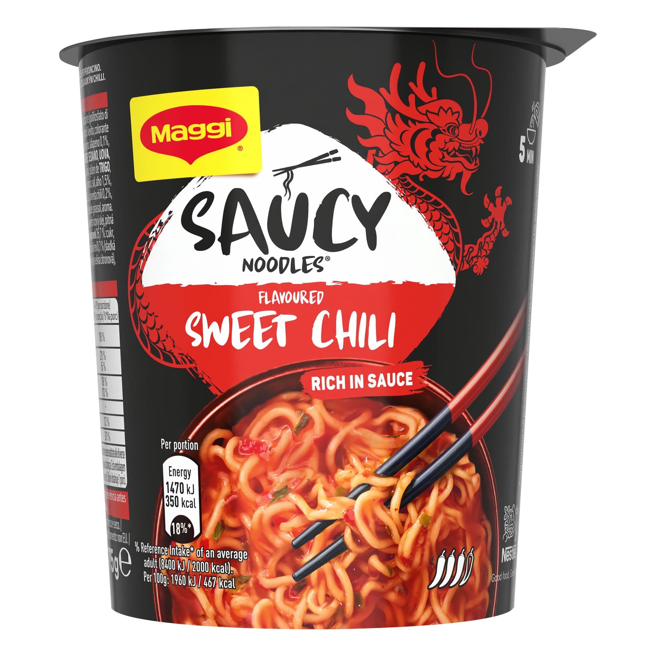Maggi Noodle cup sweet chili 75g