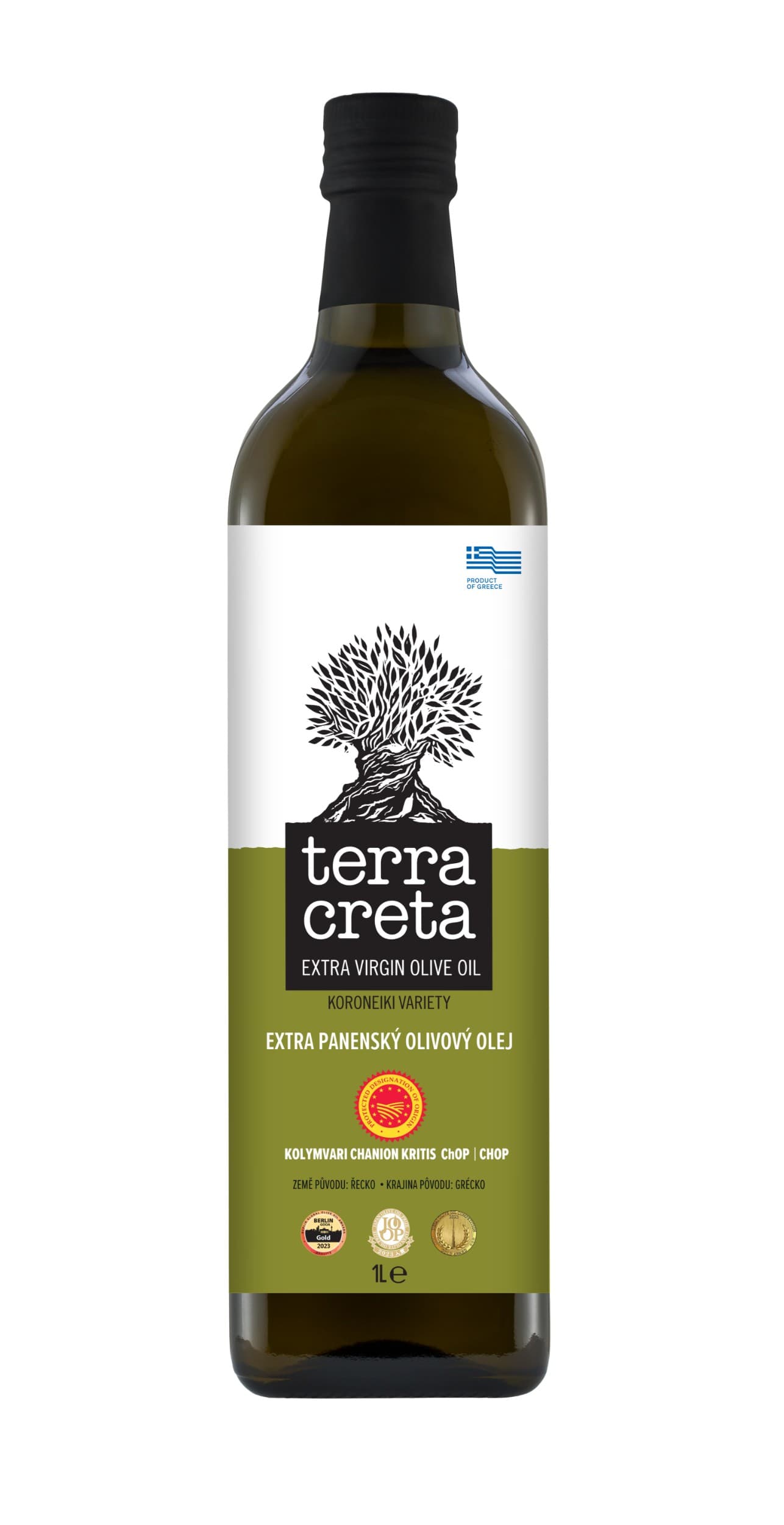 Terra Creta Extra panenský olivový olej Estate Kolymvari 1l