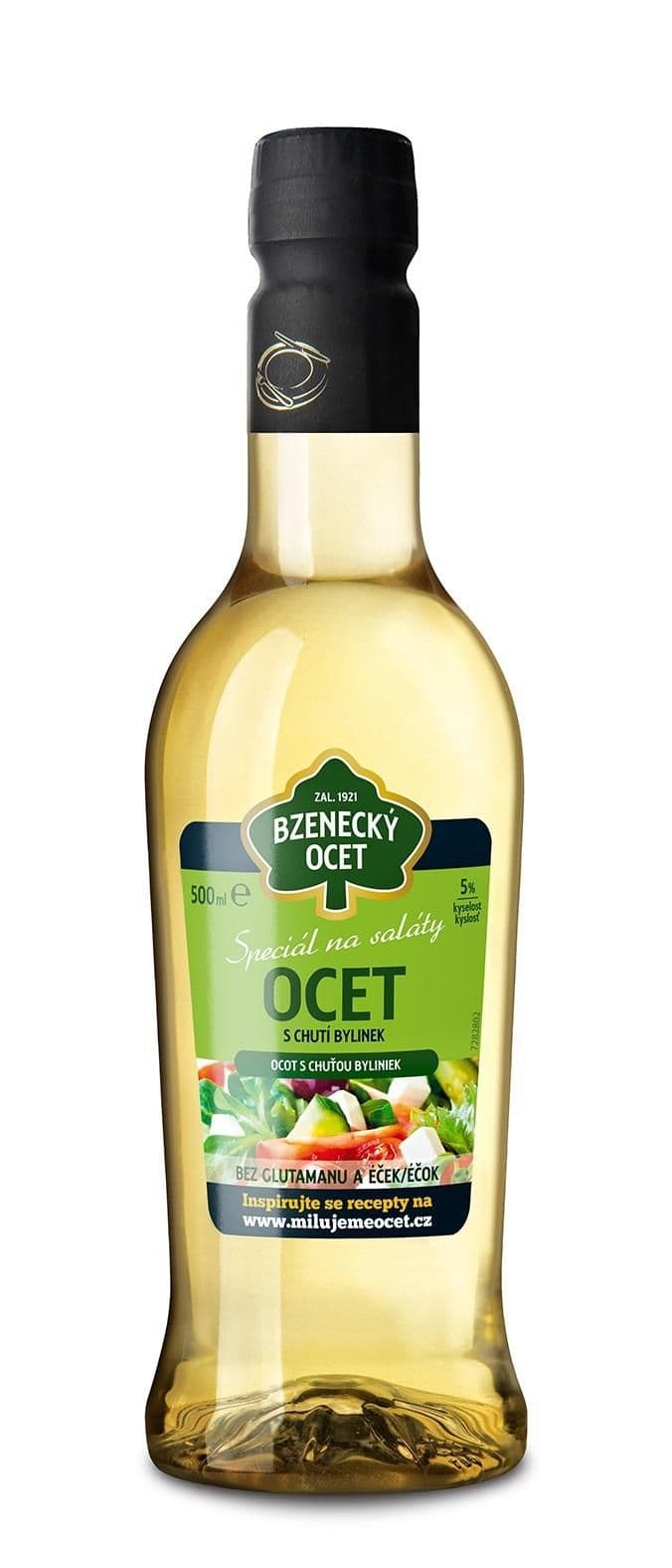 Bzenecký ocet Speciál na saláty s chutí bylinek 5% 500 ml
