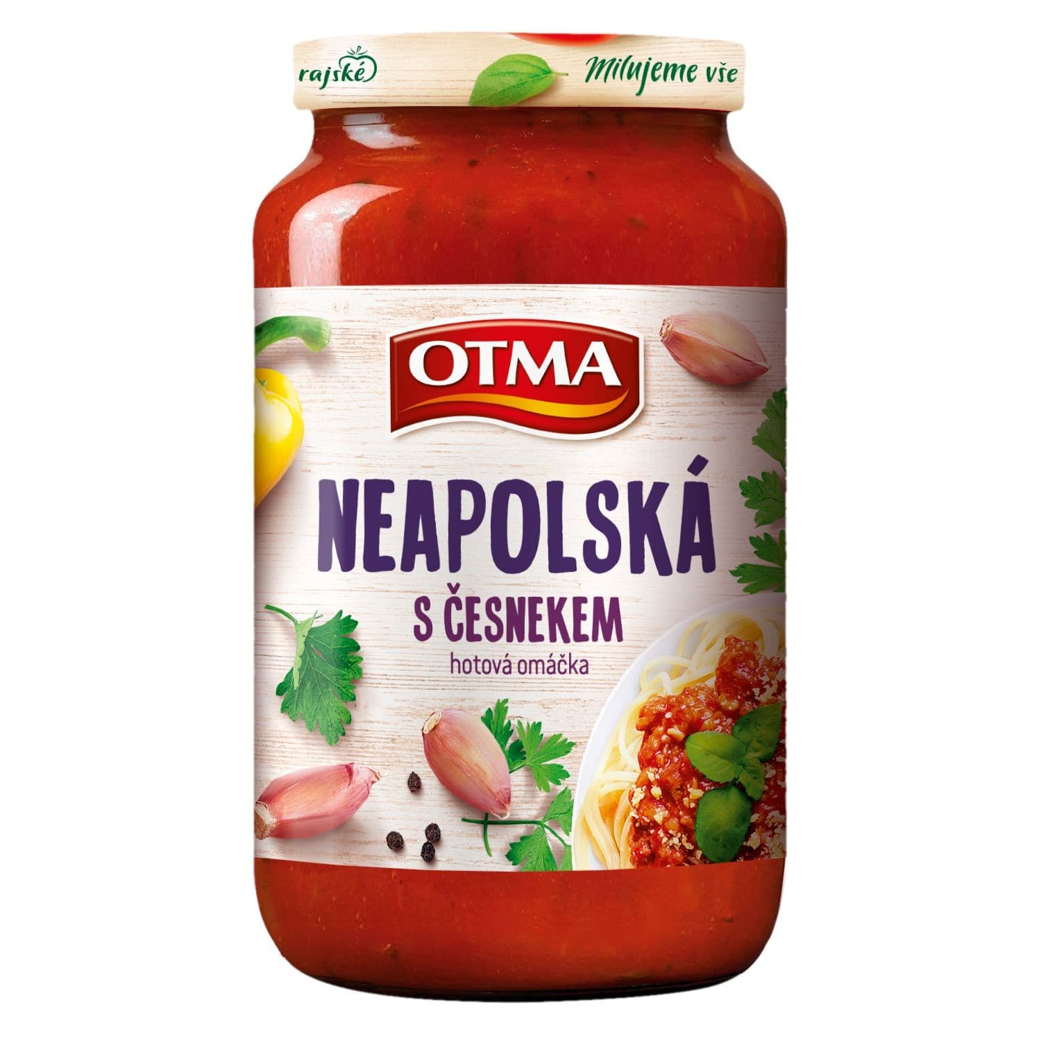 Otma Gurmán Neapolská hotová omáčka s česnekem 350 g