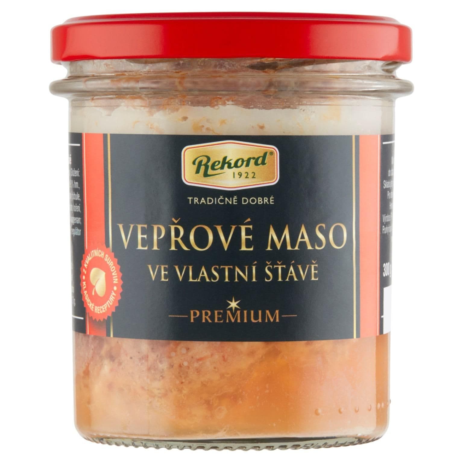 Rekord Vepřové maso ve vlastní šťávě 300 g