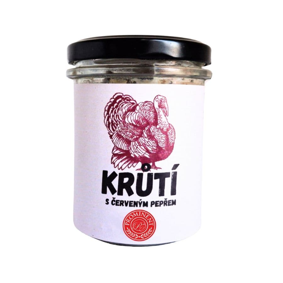Prominent Krůtí maso s červeným pepřem 170g