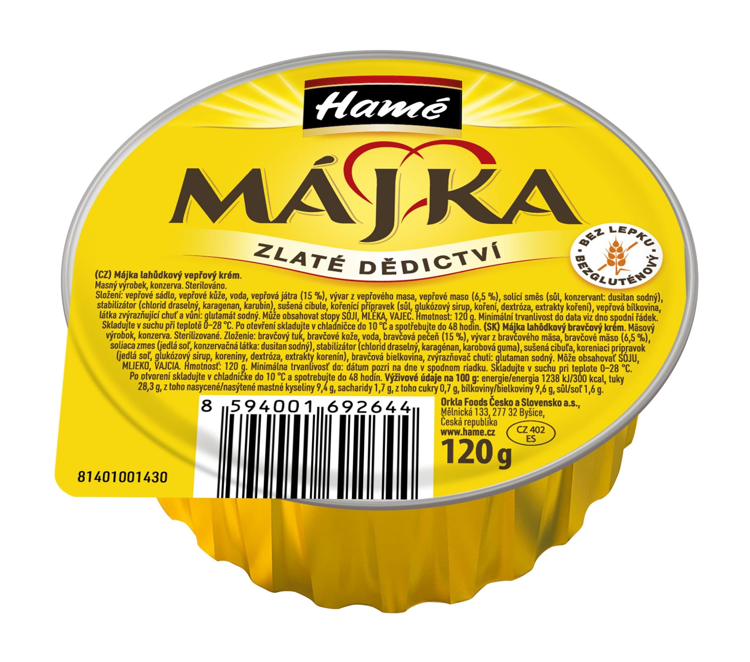 Májka lahůdkový krém vepřový 120 g
