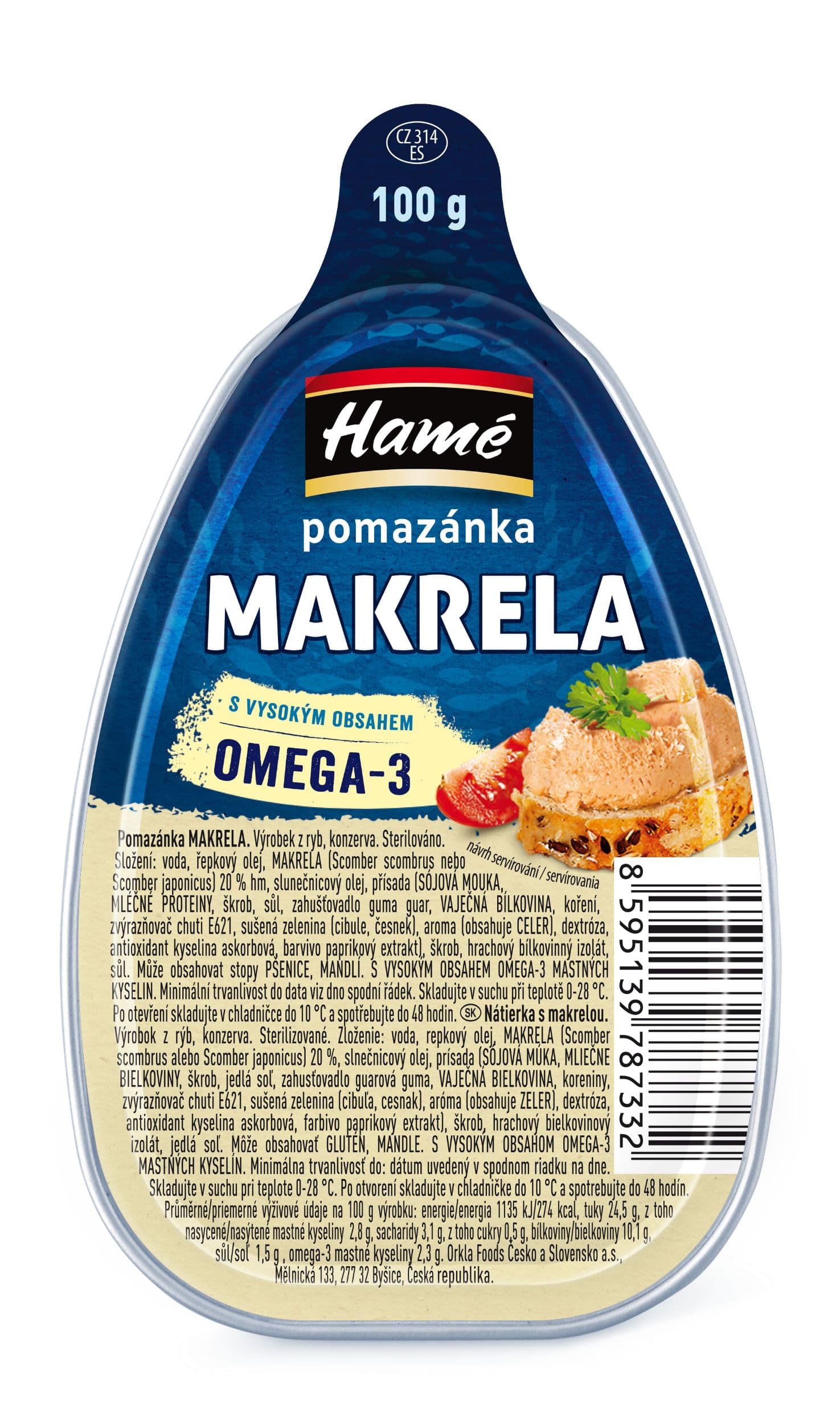Hamé Pomazánka Makrela 100g