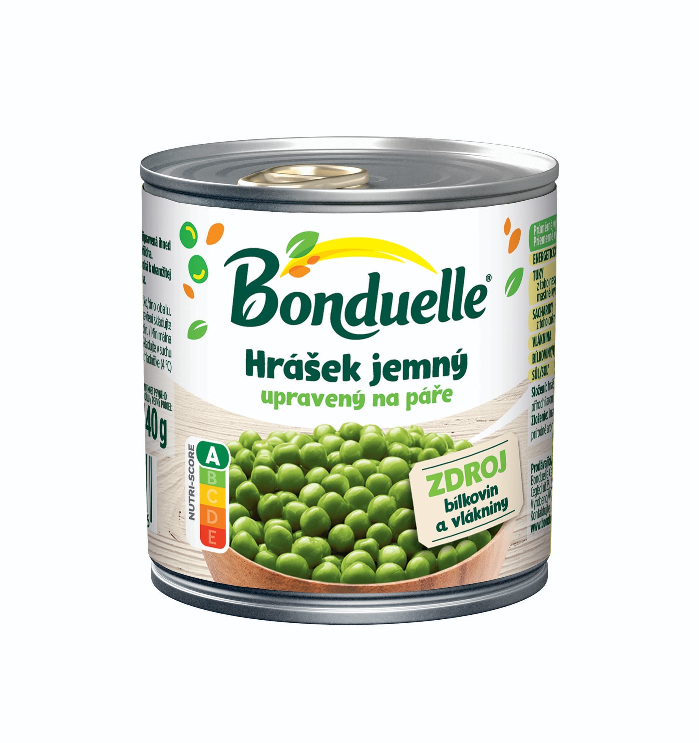 Bonduelle Hrášek extra jemný Vapeur 212 ml