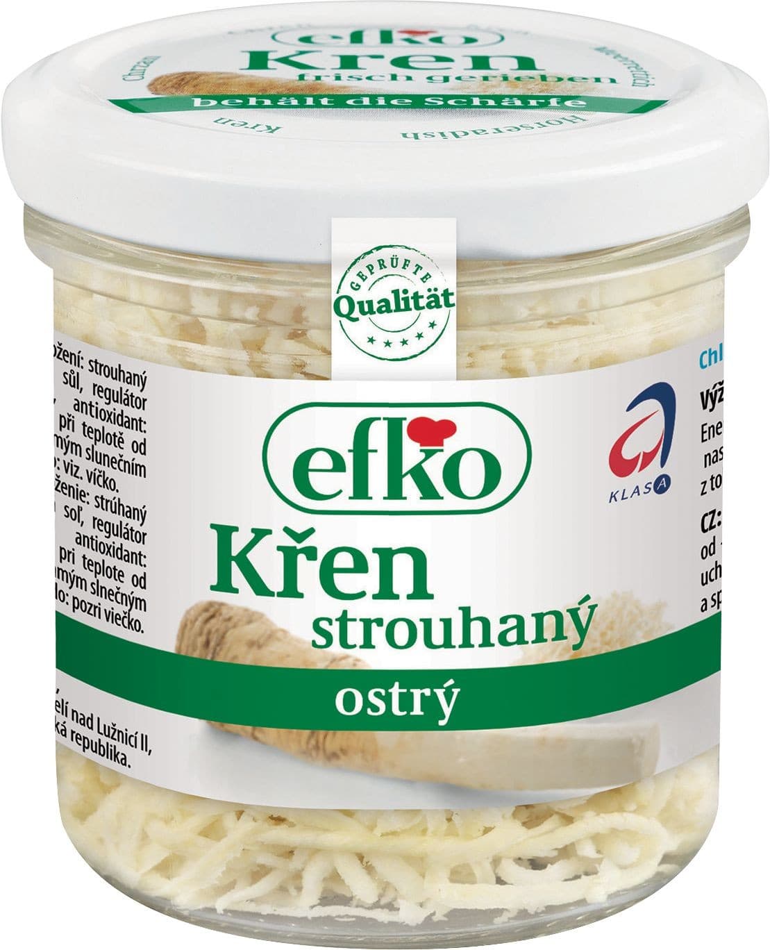 Efko Křen strouhaný ostrý, 60 g